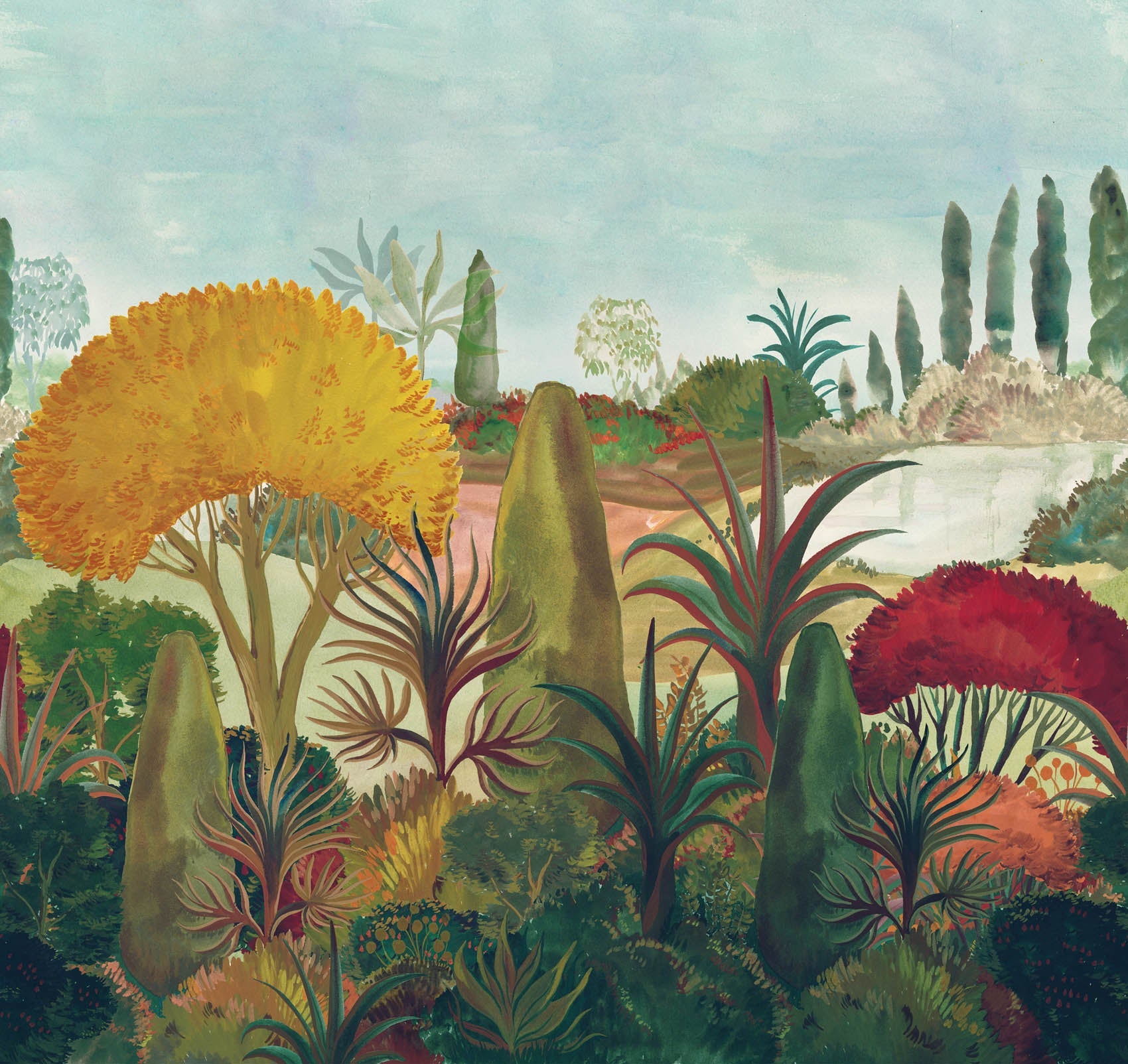 Hooked on Walls Marta Cortese Botanical Landscape 37871 Behang