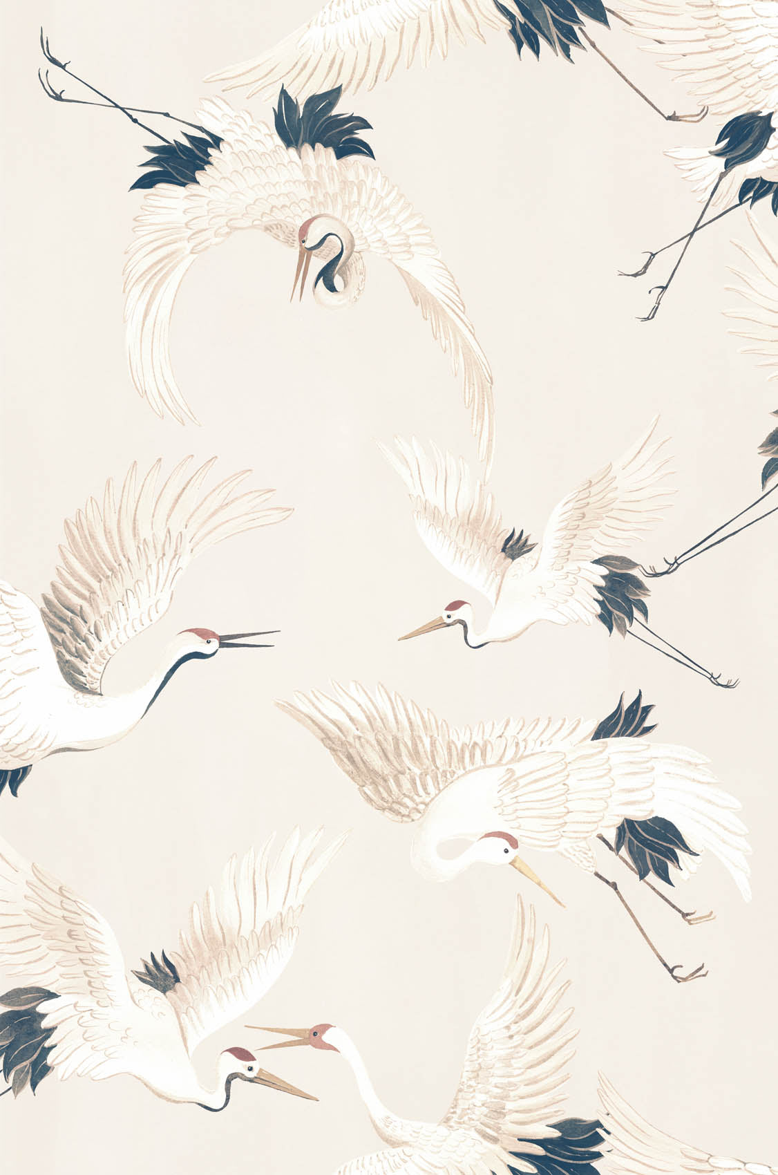 Hooked on Walls Marta Cortese Cranes 37820 Behang