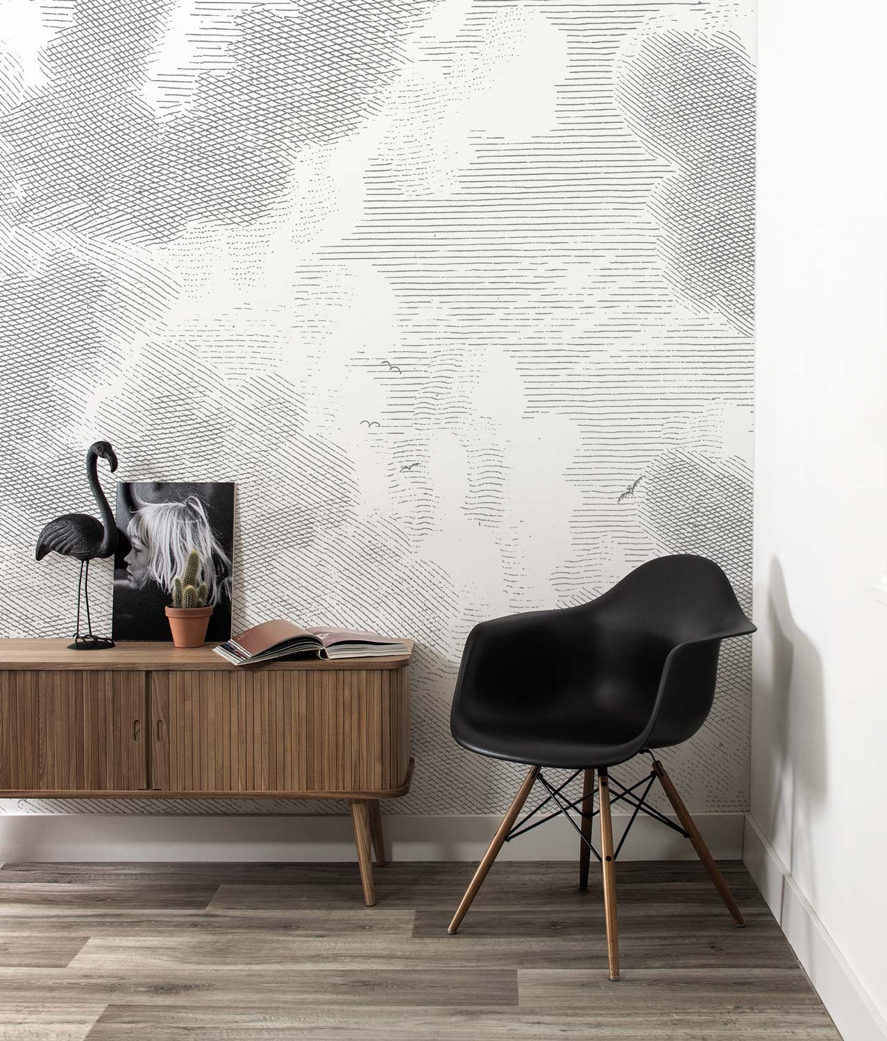 KEK Amsterdam Engraved Clouds WP-621 - 4 Sheets Behang