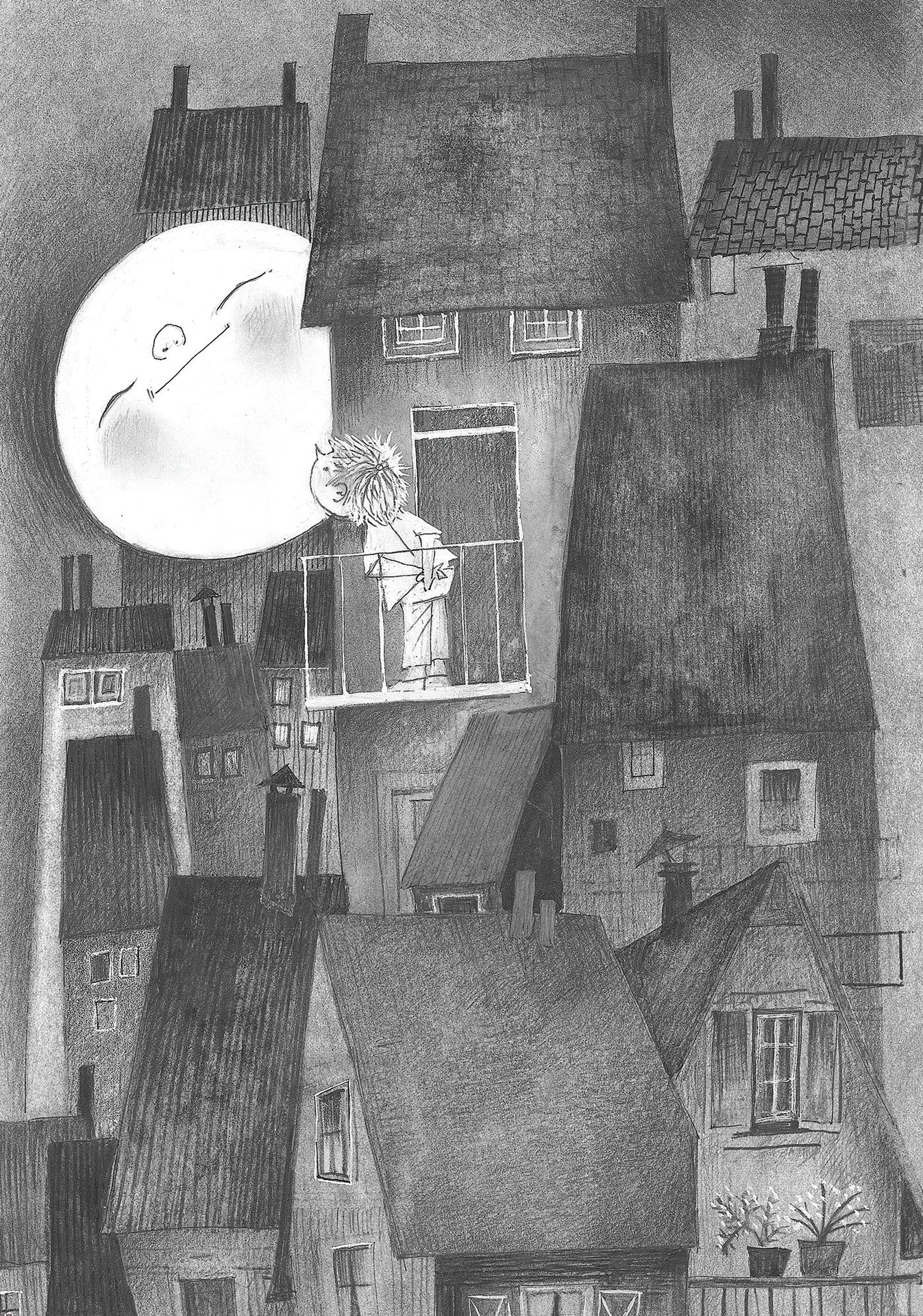 KEK Amsterdam Fiep Westendorp Moonlight WS-048 - 4 Sheets Behang