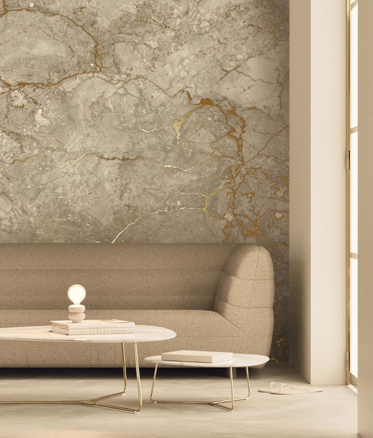KEK Amsterdam Frans Uyterlinde Marble FU-063 - 4 Sheets Behang