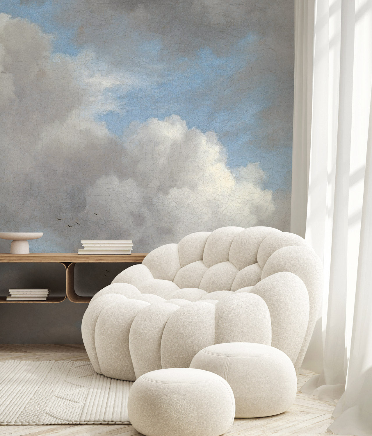 KEK Amsterdam Golden Age Clouds WP-392 - 4 Sheets Behang