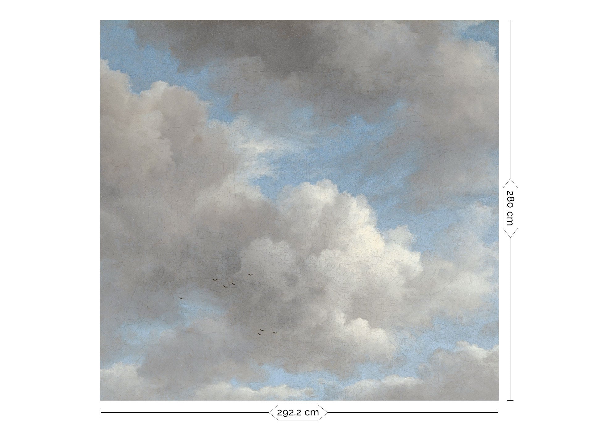 KEK Amsterdam Golden Age Clouds WP-394 - 6 Sheets Behang