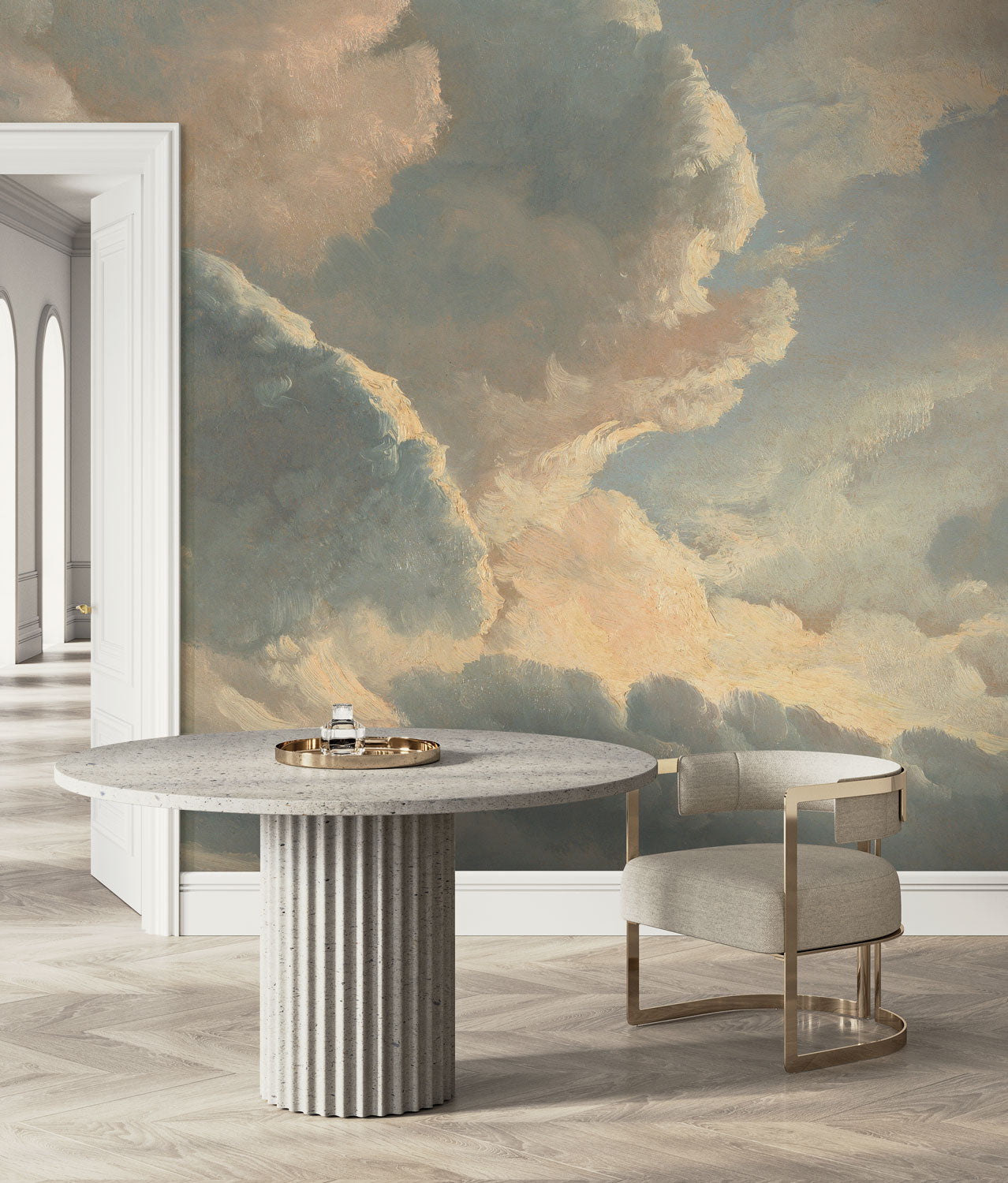 KEK Amsterdam Golden Age Clouds WP-785 - 4 Sheets Behang