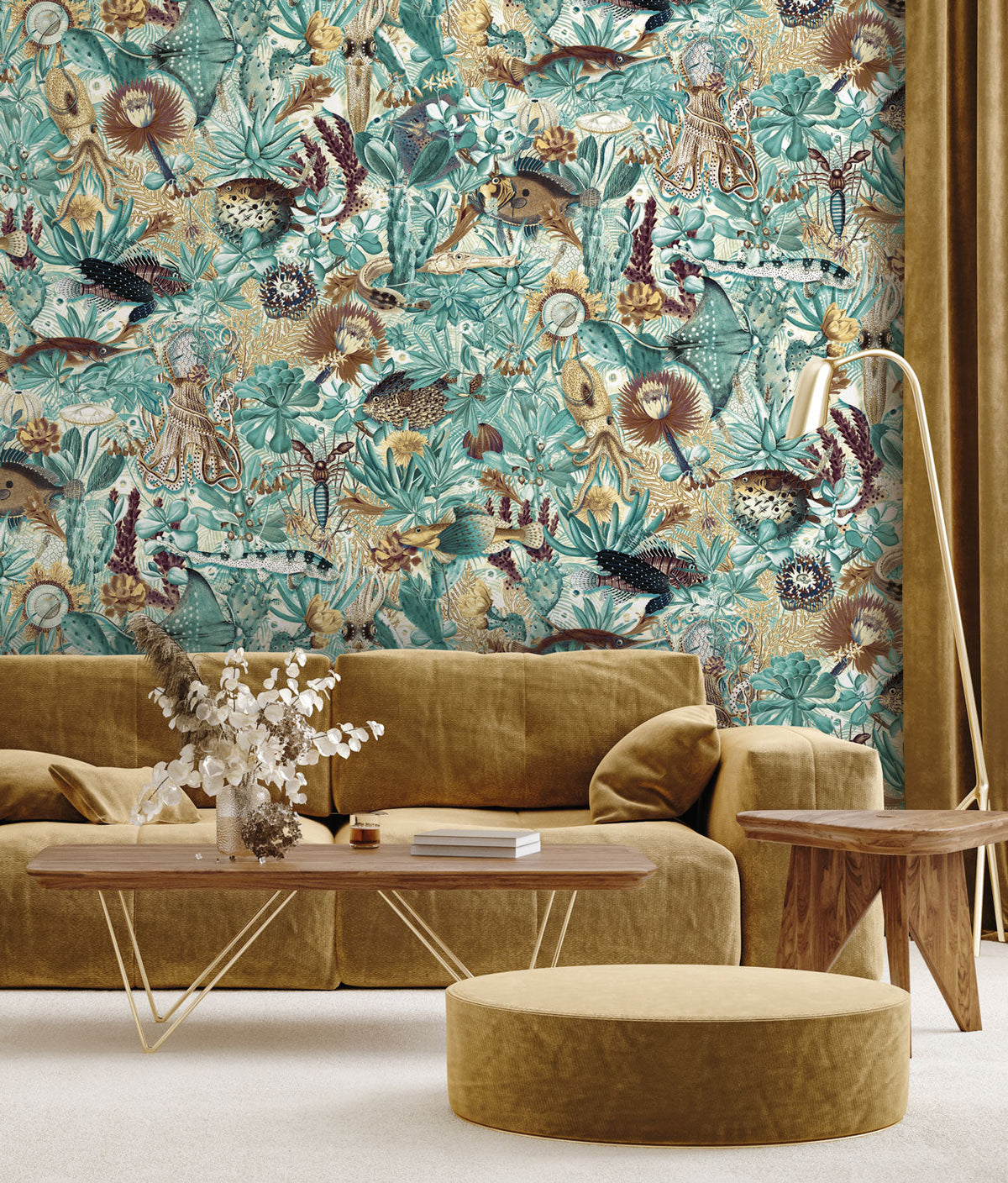 KEK Amsterdam Underwater Jungle WP-683 - 4 Sheets Behang
