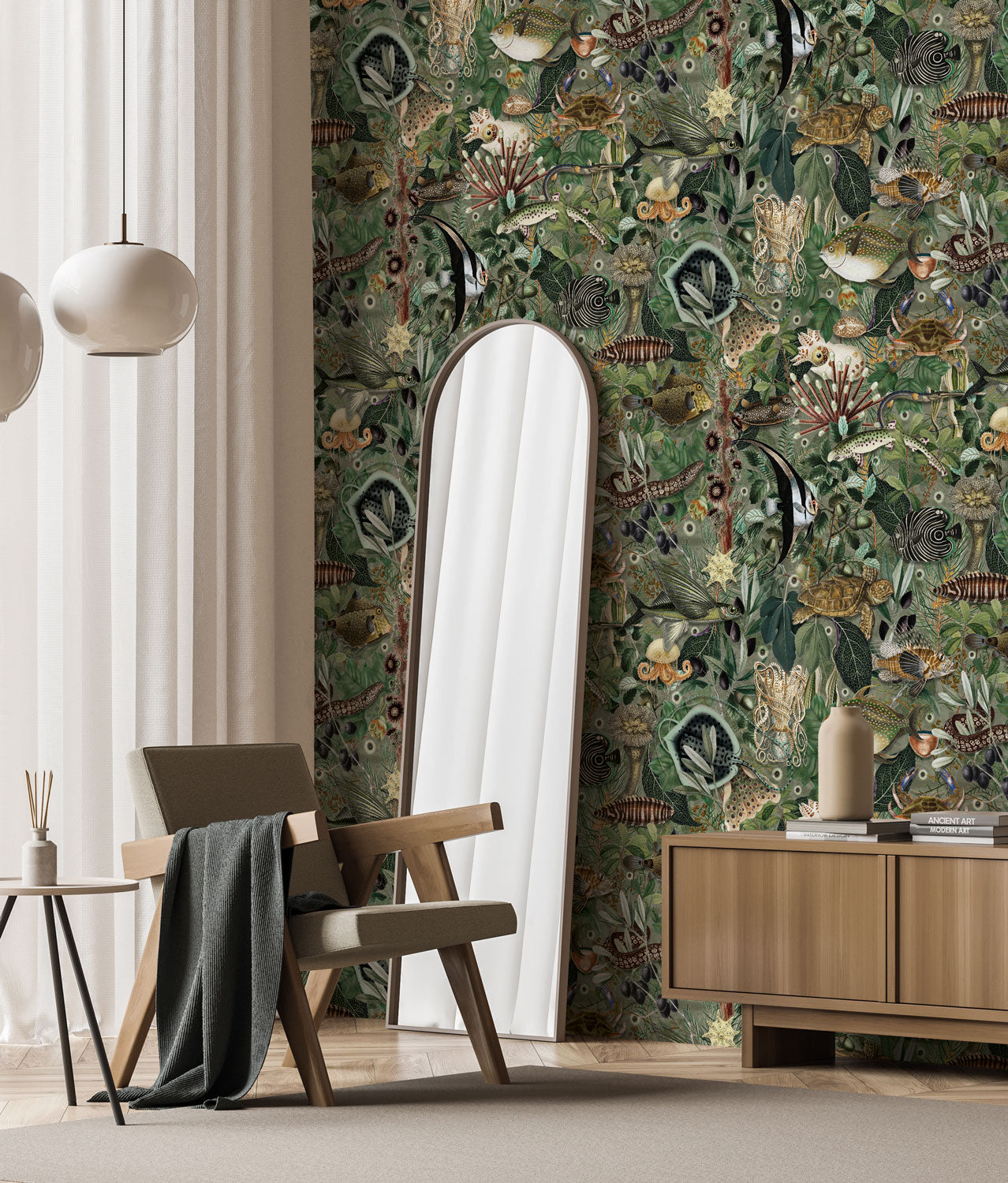 KEK Amsterdam Underwater Jungle WP-685 - 4 Sheets Behang