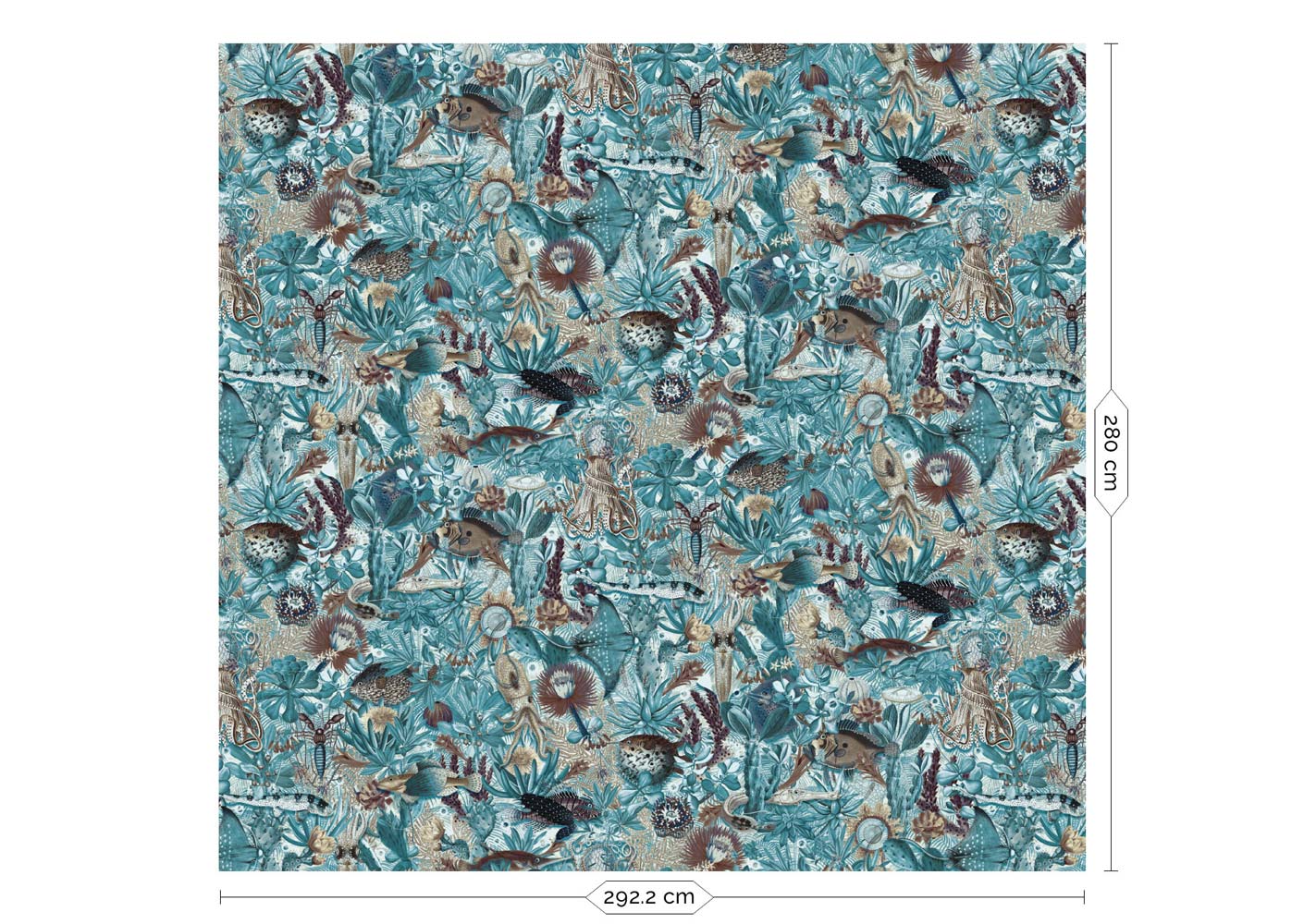 KEK Amsterdam Underwater Jungle WP-690 - 6 Sheets Behang