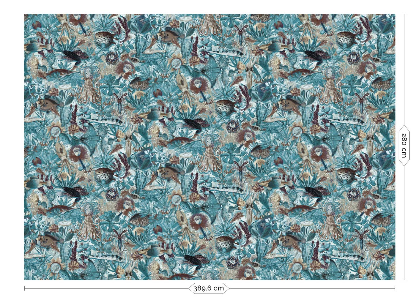 KEK Amsterdam Underwater Jungle WP-696 - 8 Sheets Behang