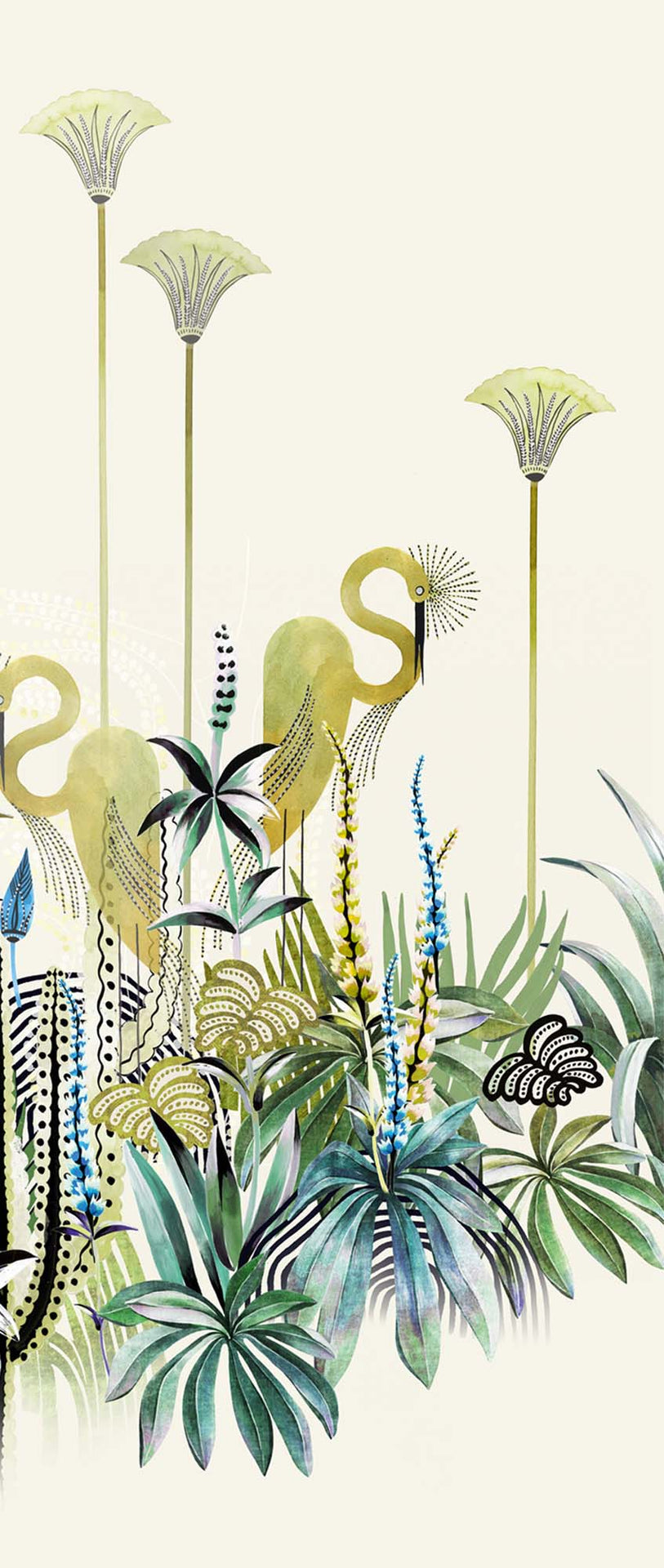 Khrôma Agathe Lush Amazon DGAGA1013 Behang