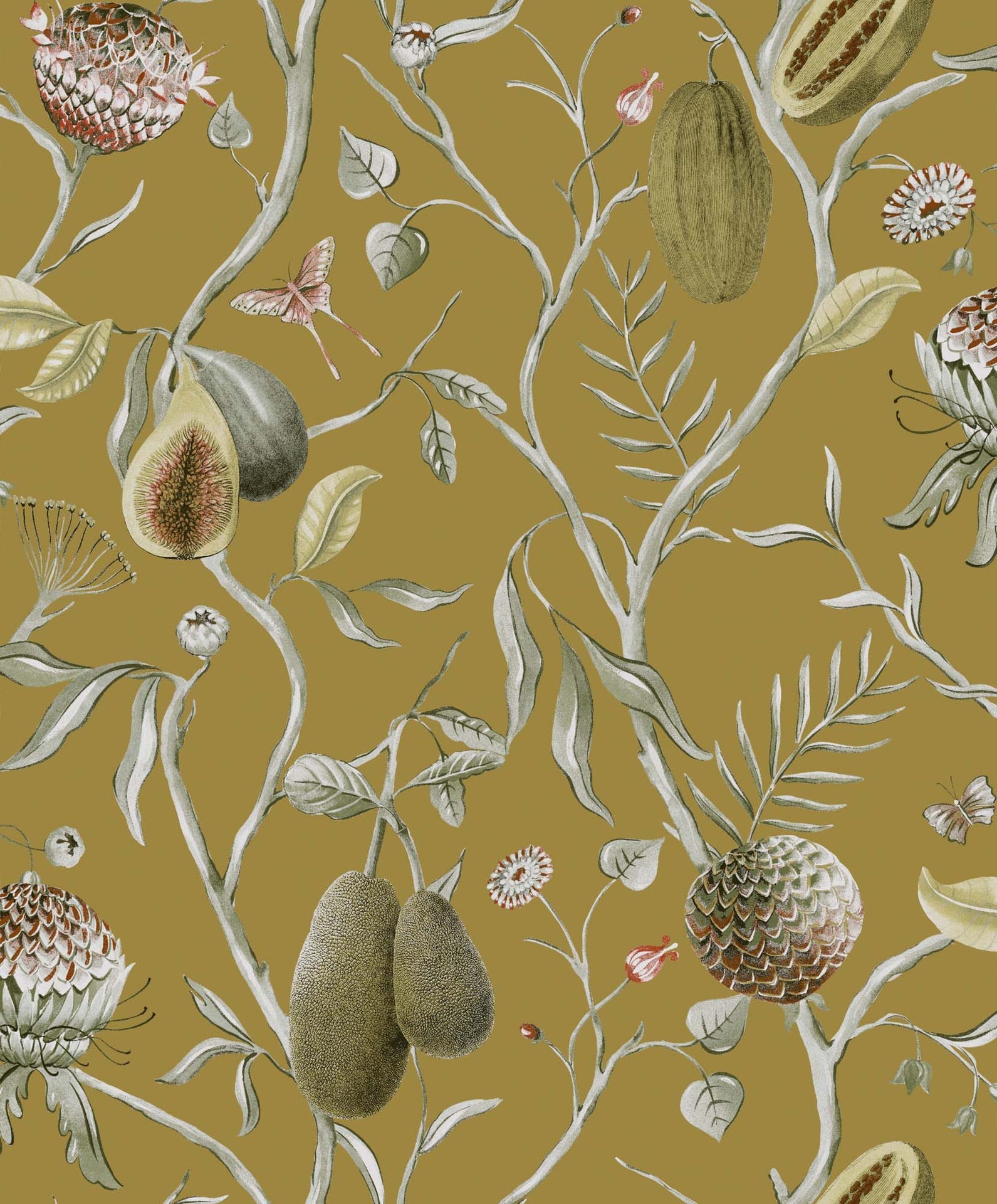 Khrôma Cabinet Papaya Jungle CAB603 Behang