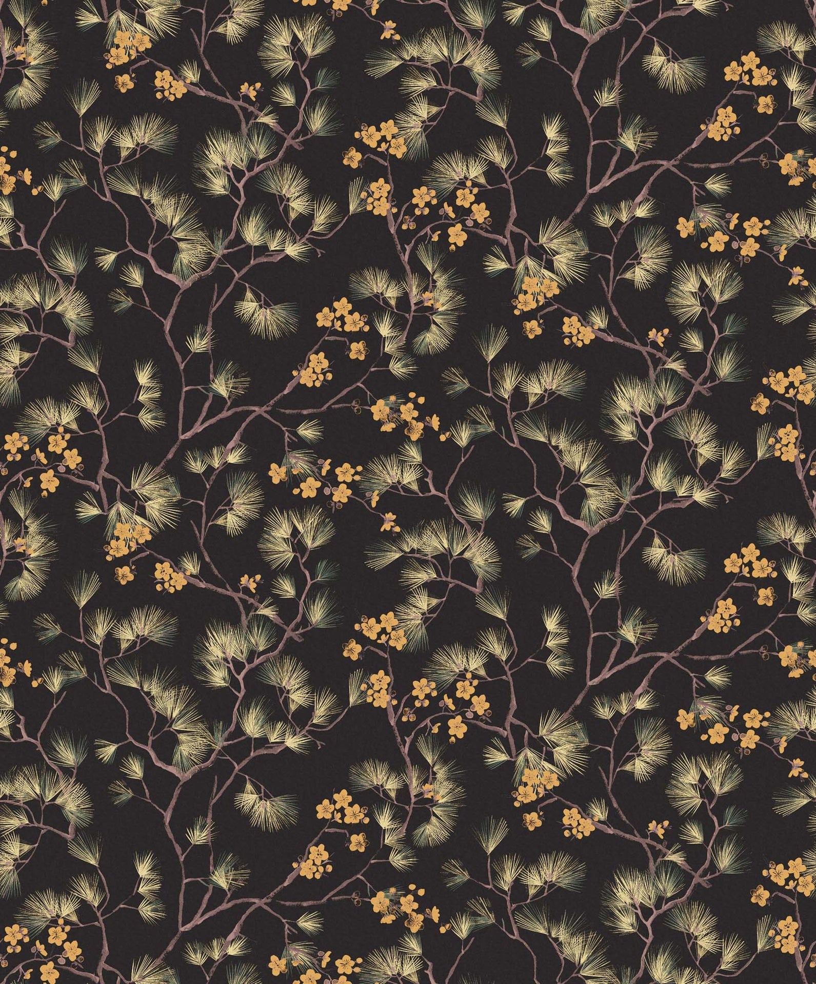 Khrôma Kimono Haru Gold KIM106 Behang