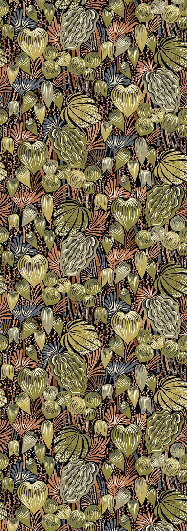 Khrôma Mysa Pomona Olive DGYSA1041-300 Behang