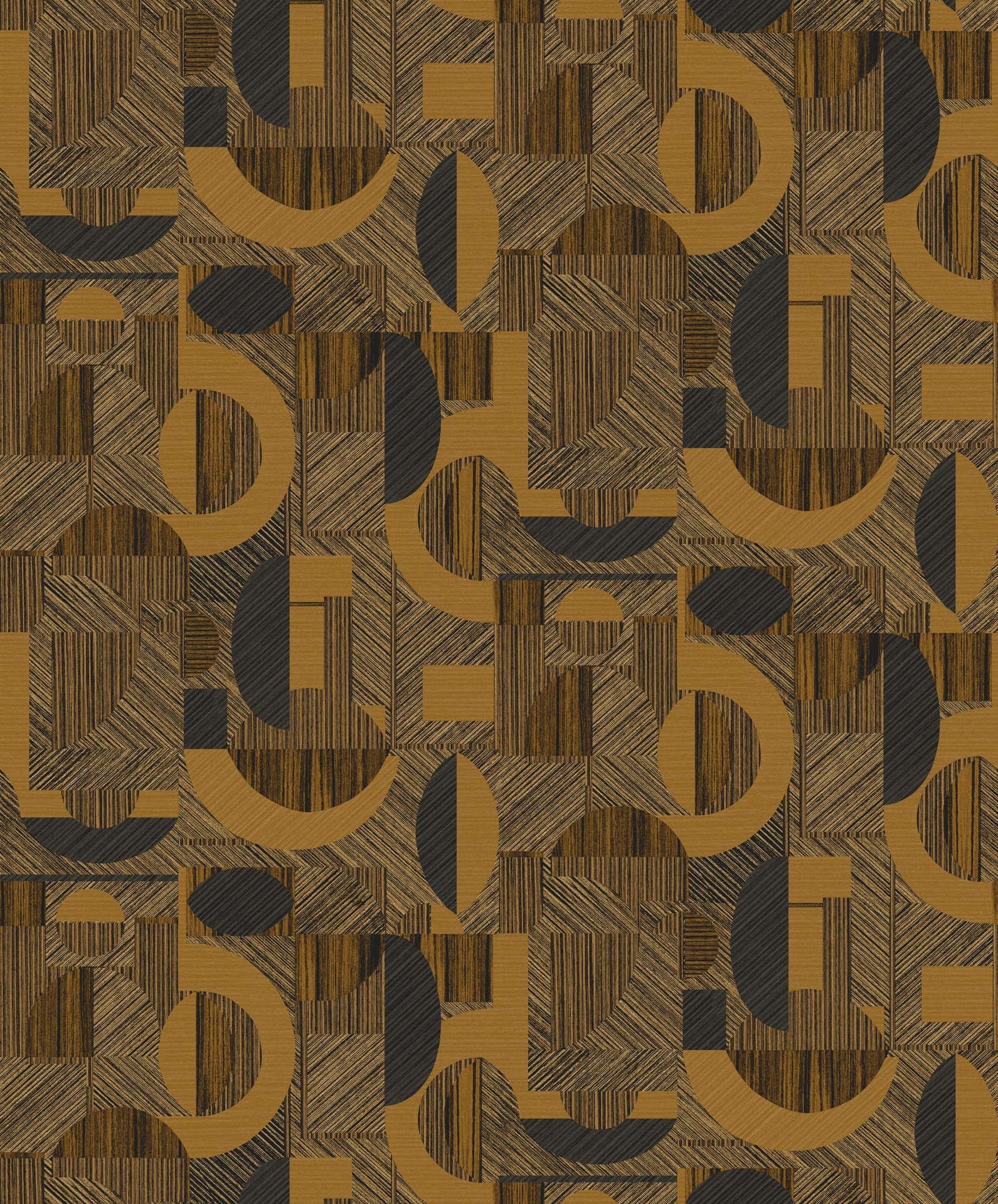 Khrôma Orbital Nakita Teal ORB206 Behang