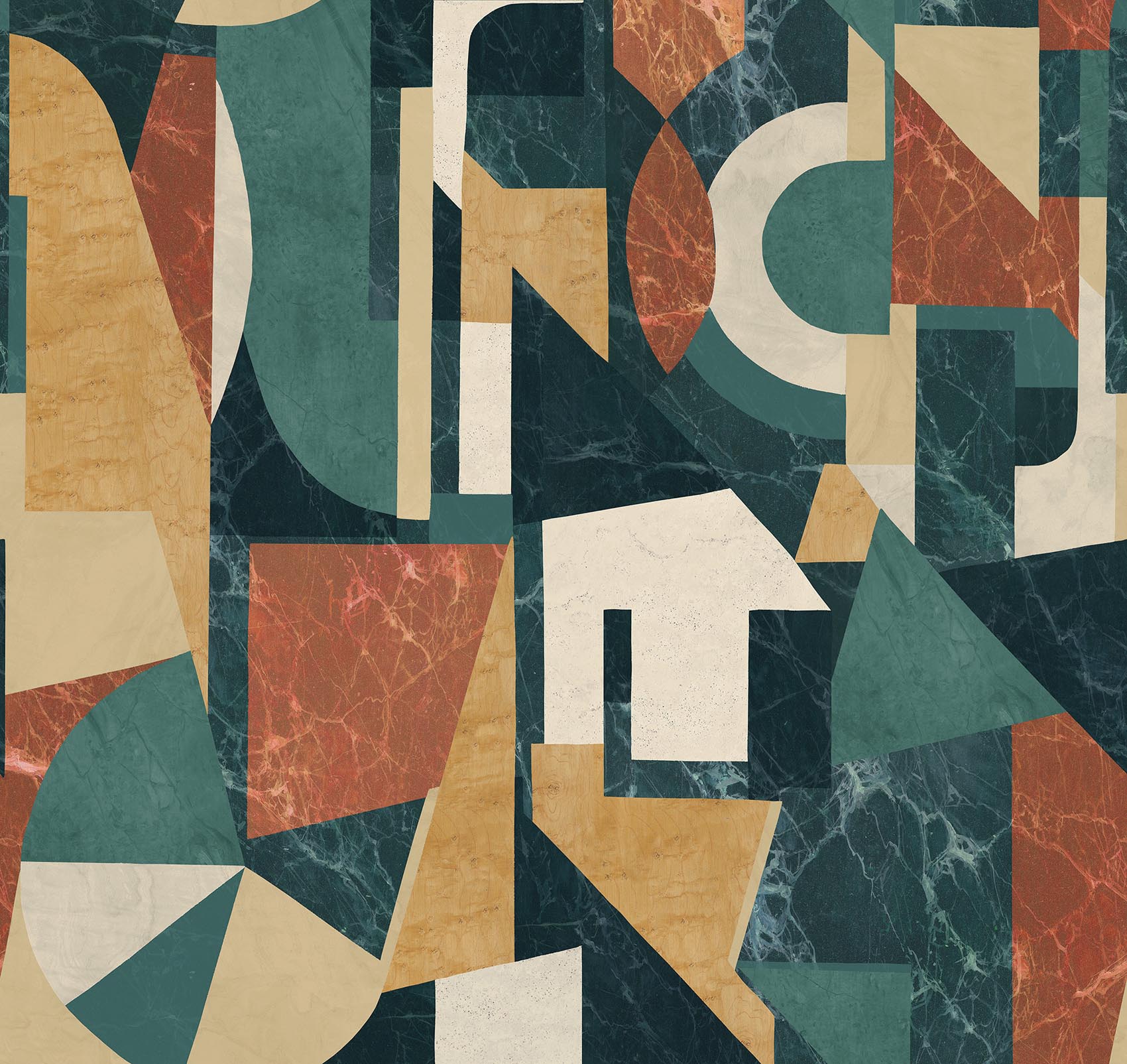 Khrôma Rock Palazzi Verde DGROC1021-300 Behang