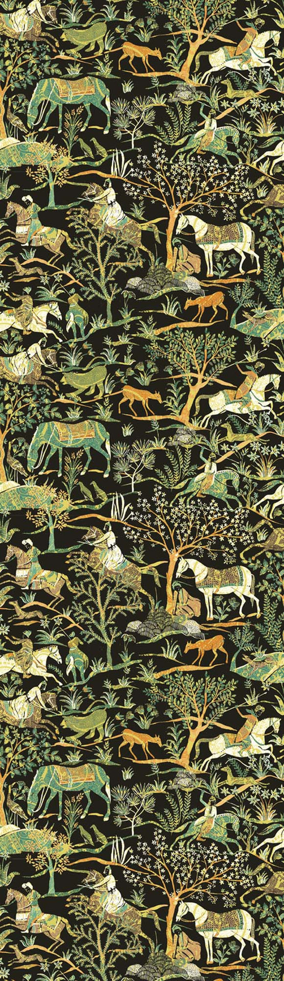 Khrôma Summer Marwari Teal DGSUM1032 Behang