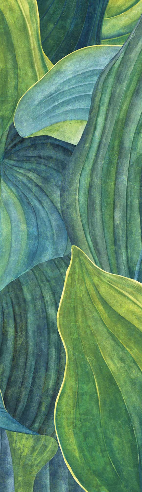 Khrôma Wall designs II Hosta Aqua DG2HOS1011 Behang