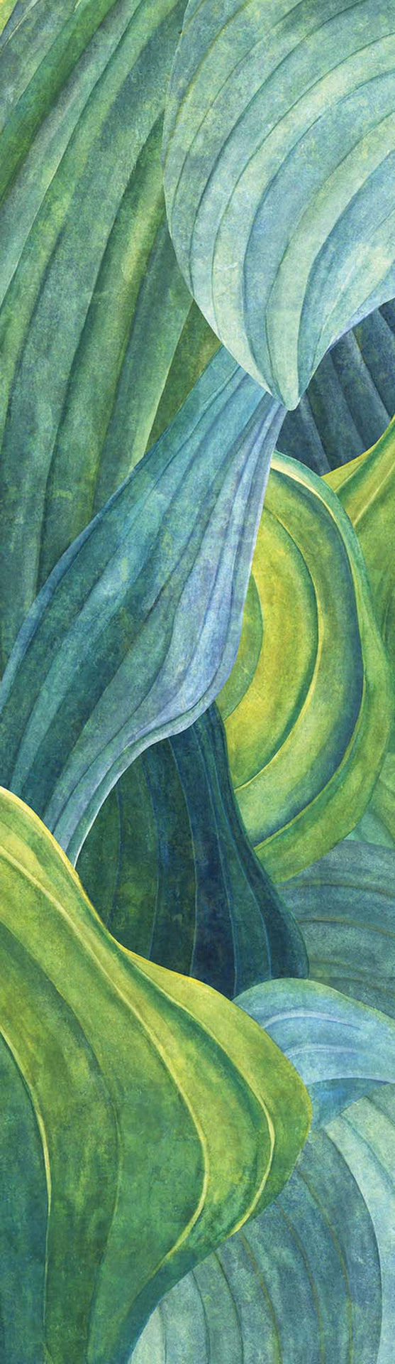 Khrôma Wall designs II Hosta Aqua DG2HOS1012 Behang