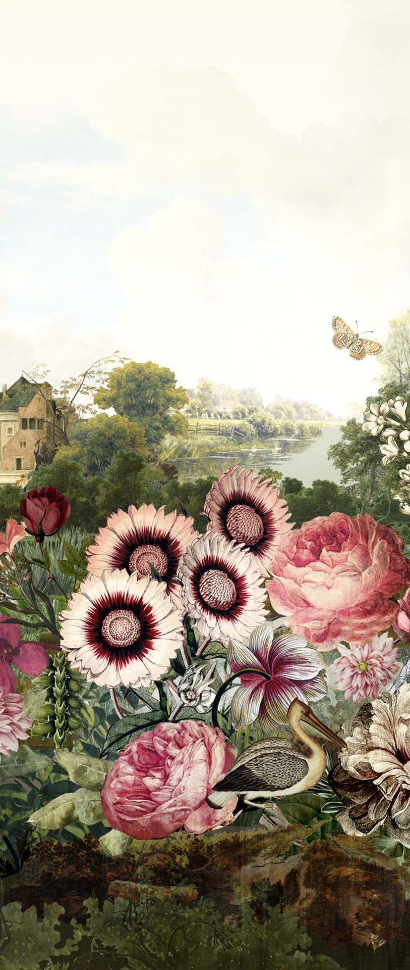 Khrôma Wall designs II Sissinghurst Claret DGKEN2011 Behang