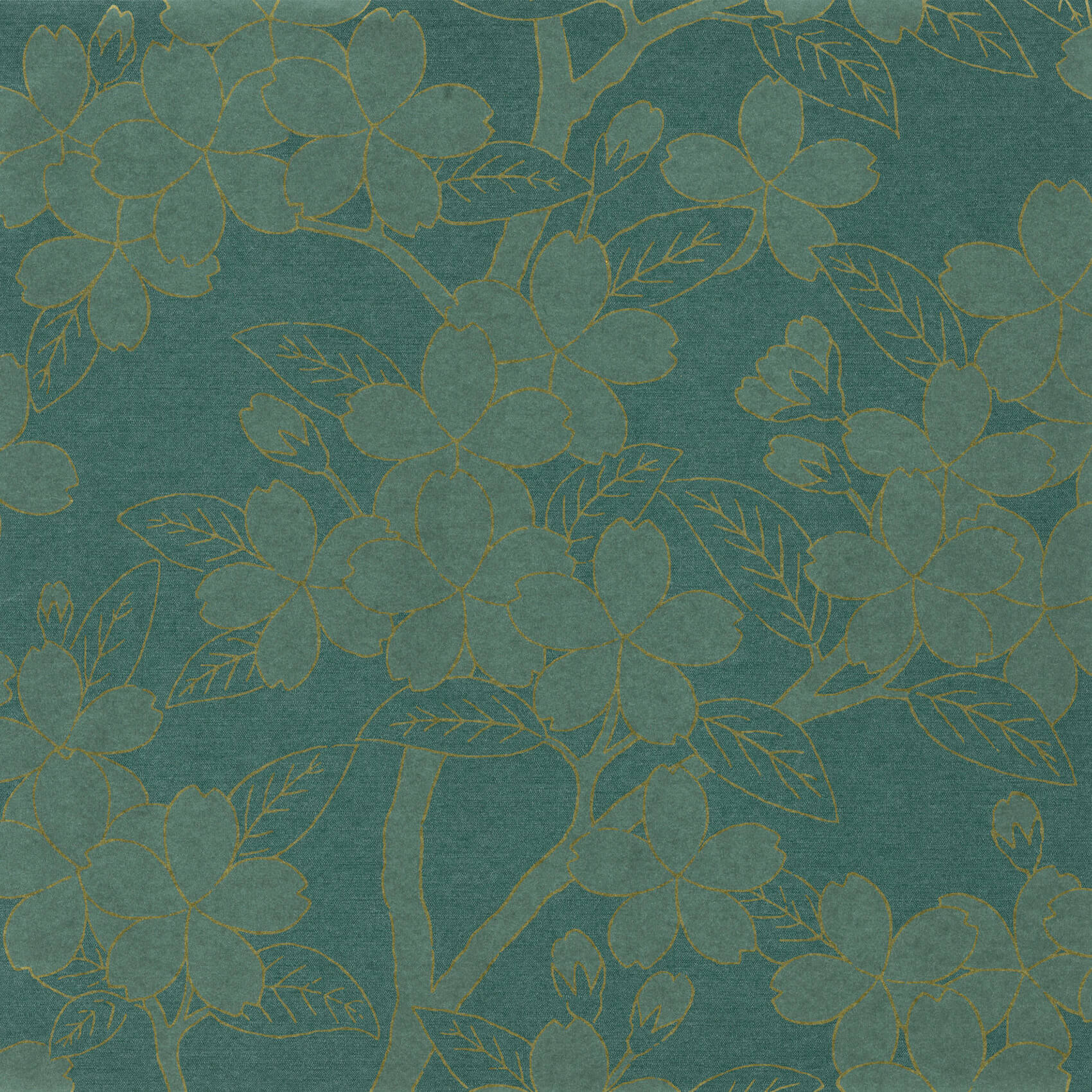 Little Green Camellia Teal