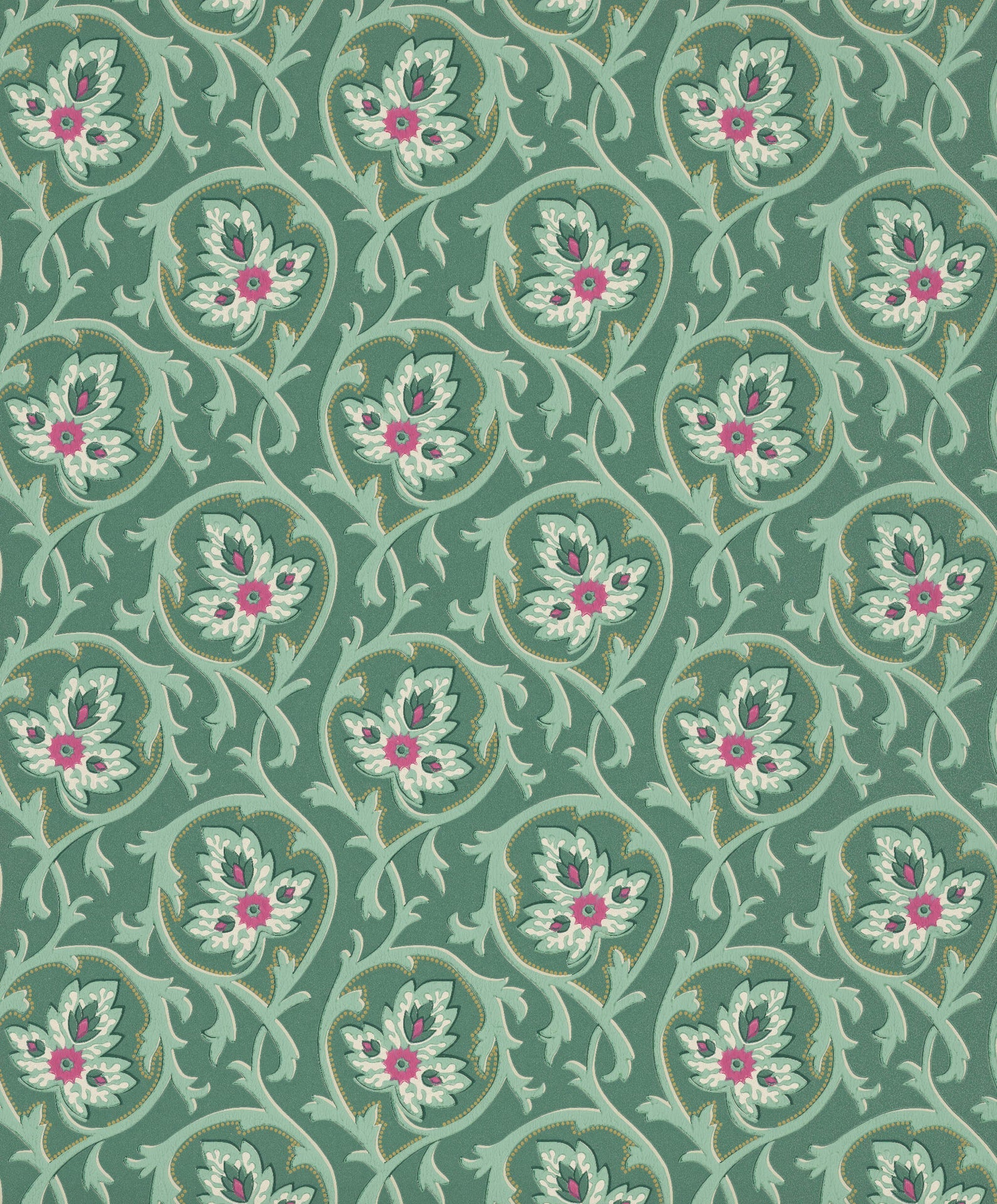 Little Green National Trust III Hoja Pleat Behang