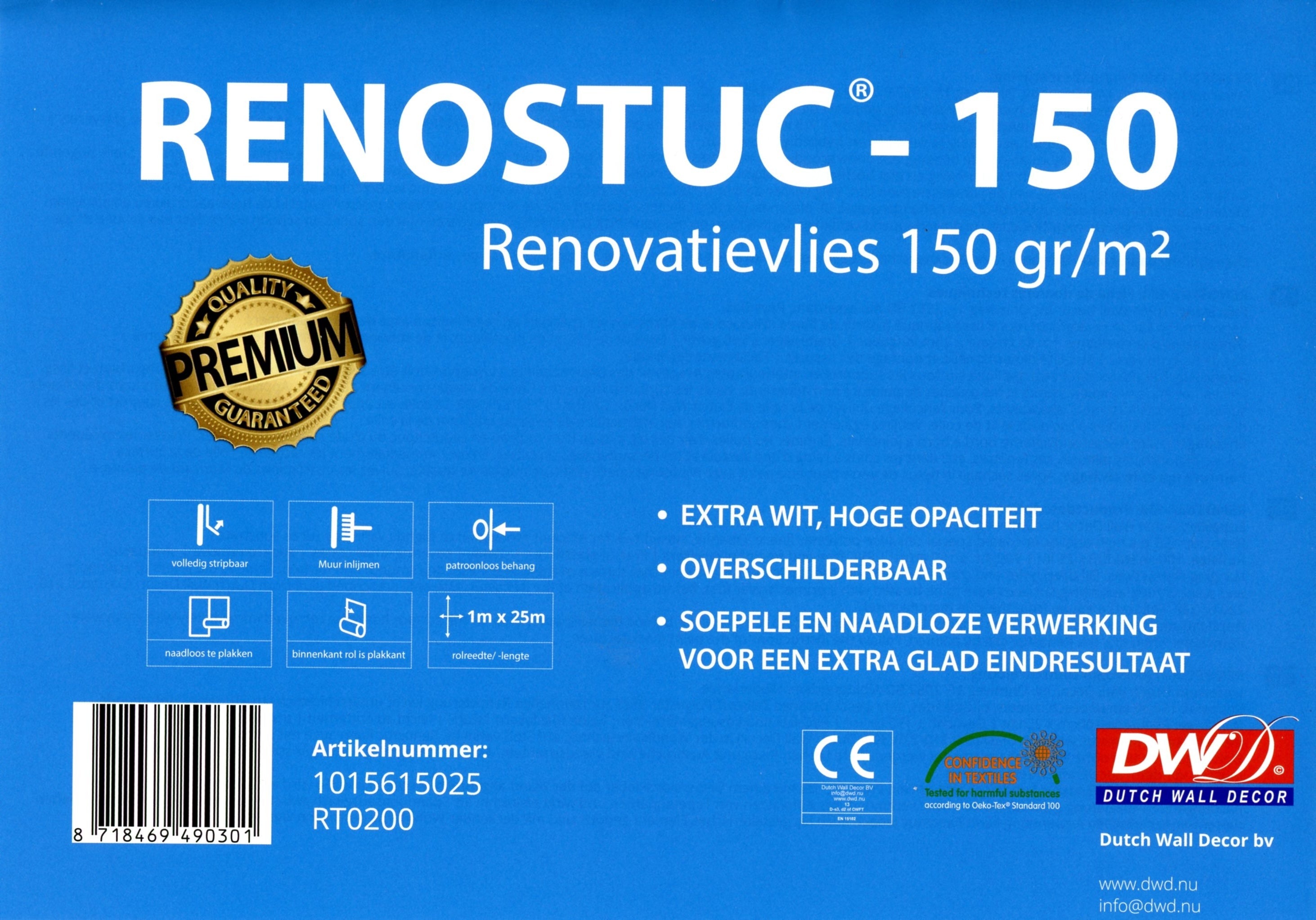 Renostuc Renovation fleece - 150g - 25m²