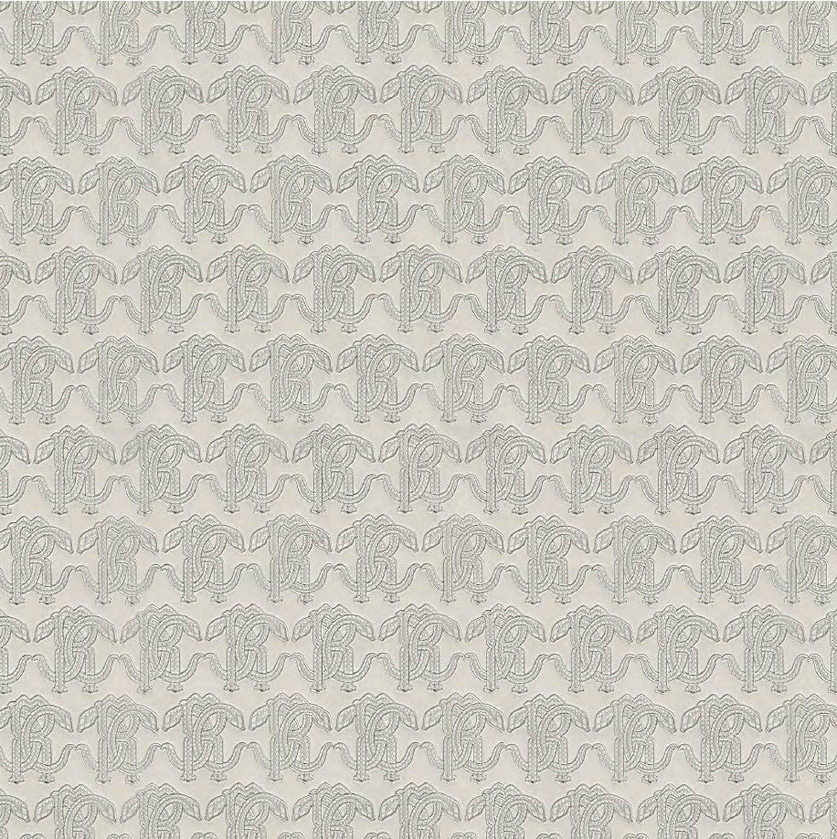 Roberto Cavalli 9 - Logo Grijs - 21037 Behang