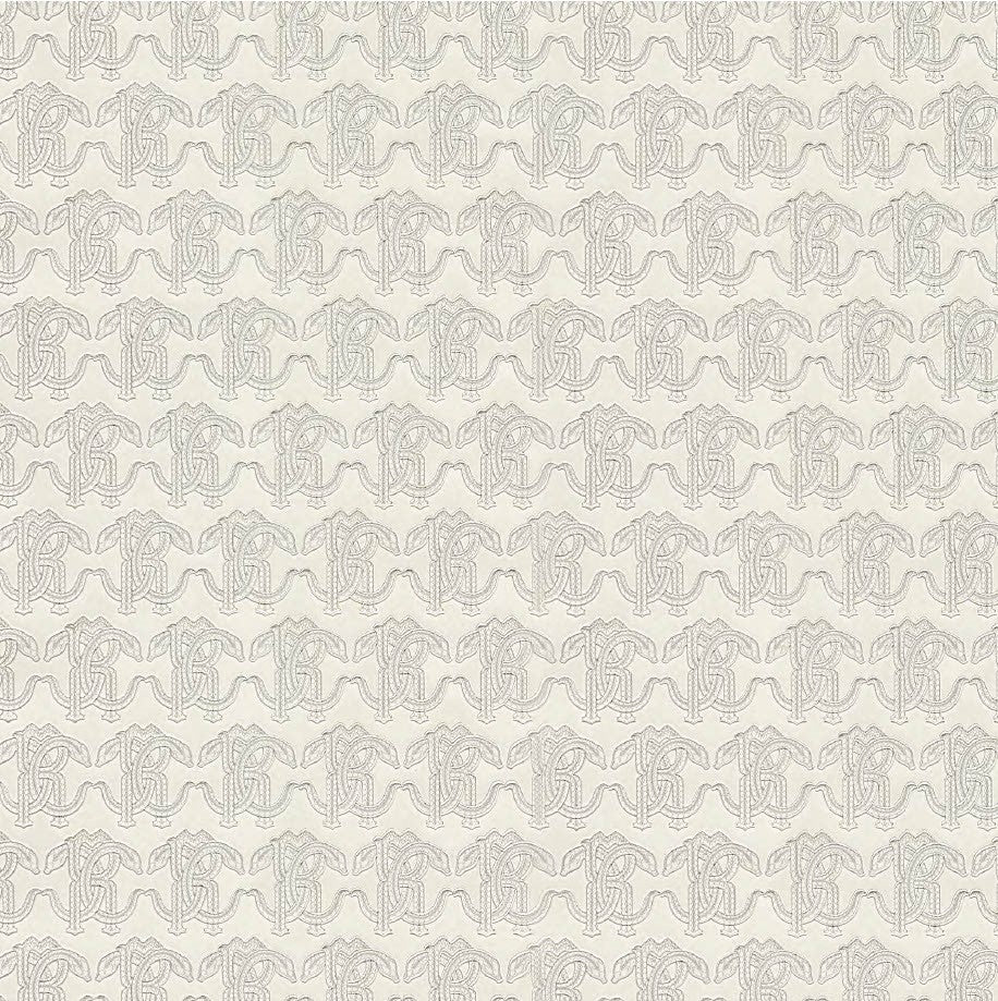 Roberto Cavalli 9 - Logo Wit - 21032 Behang