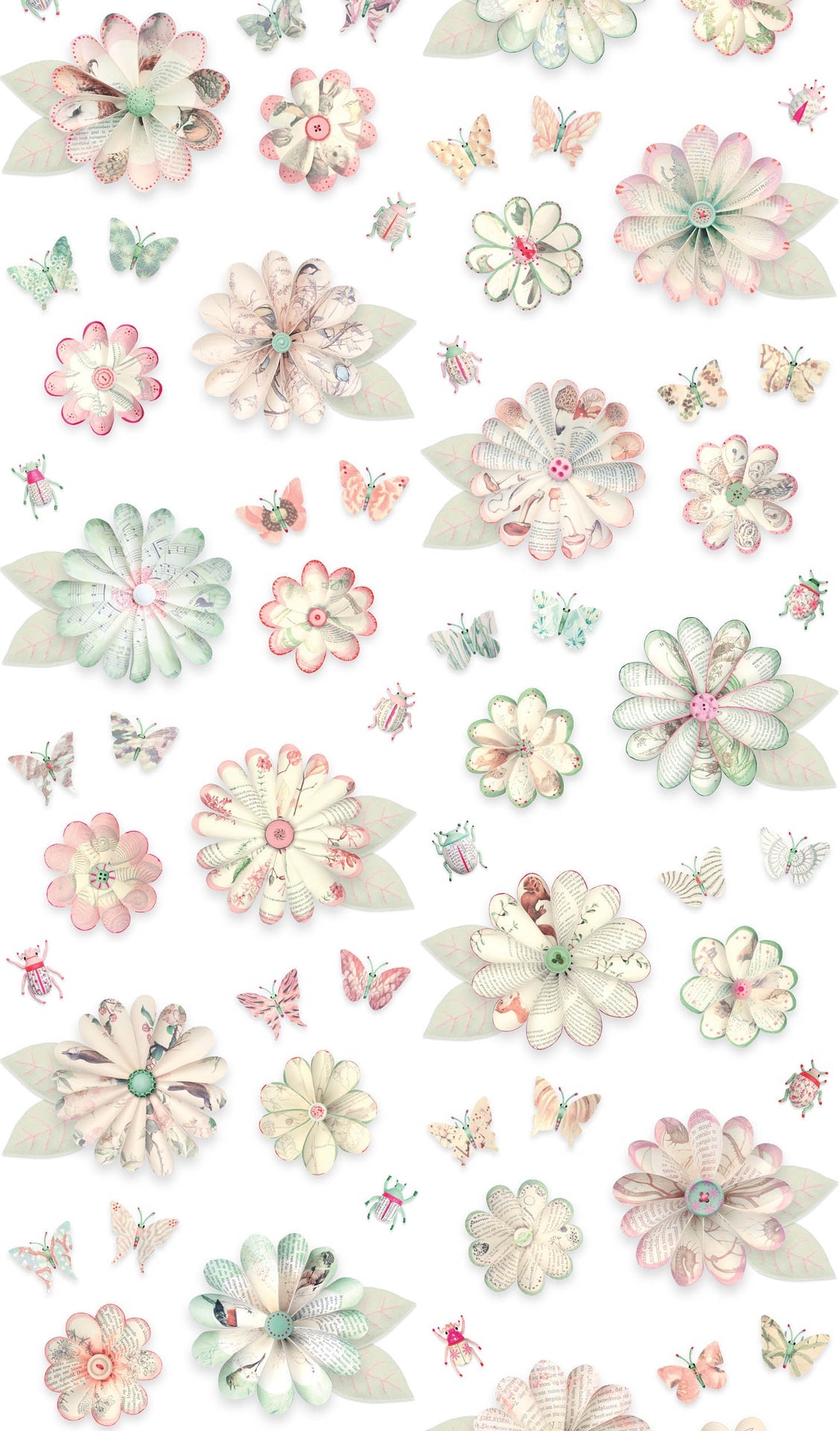 Studio Ditte Bloemen Vlinders En Kevertjes Behang