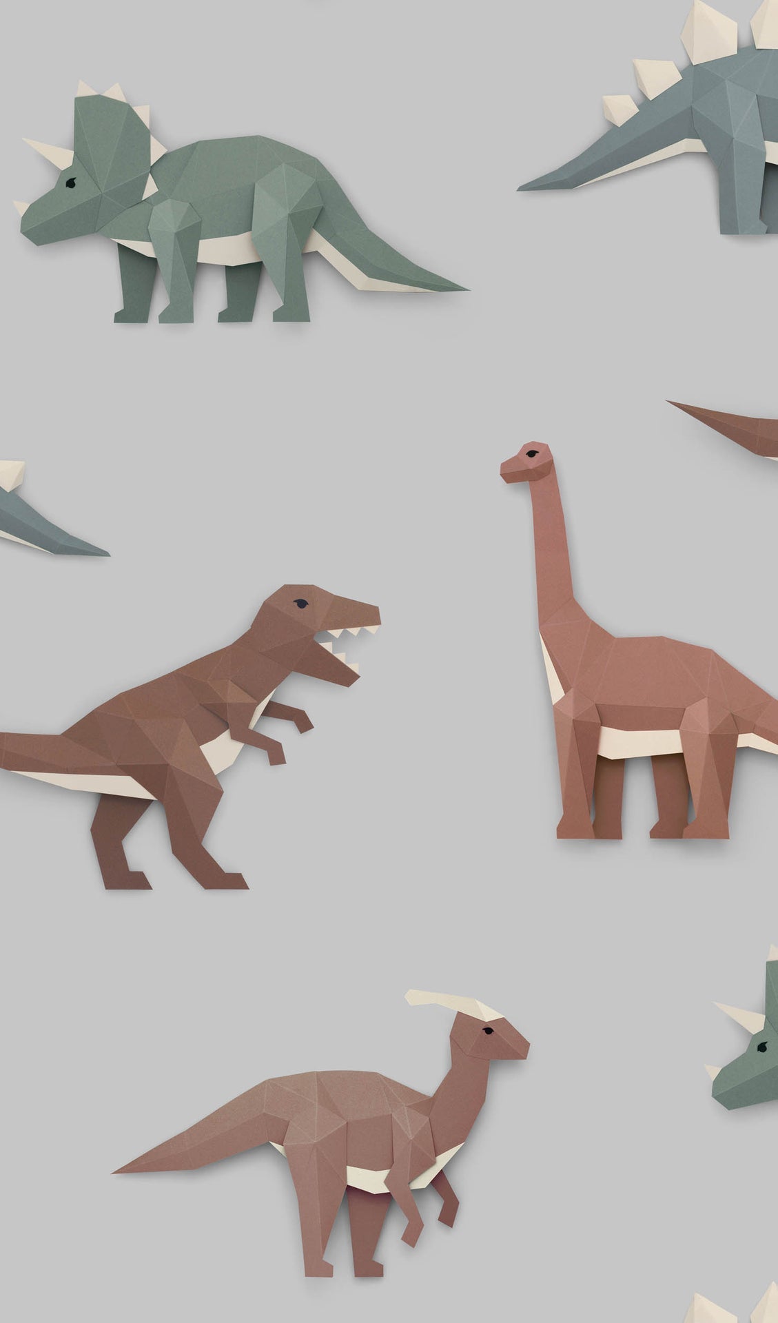 Studio Ditte Dinosaurus Lichtgrijs