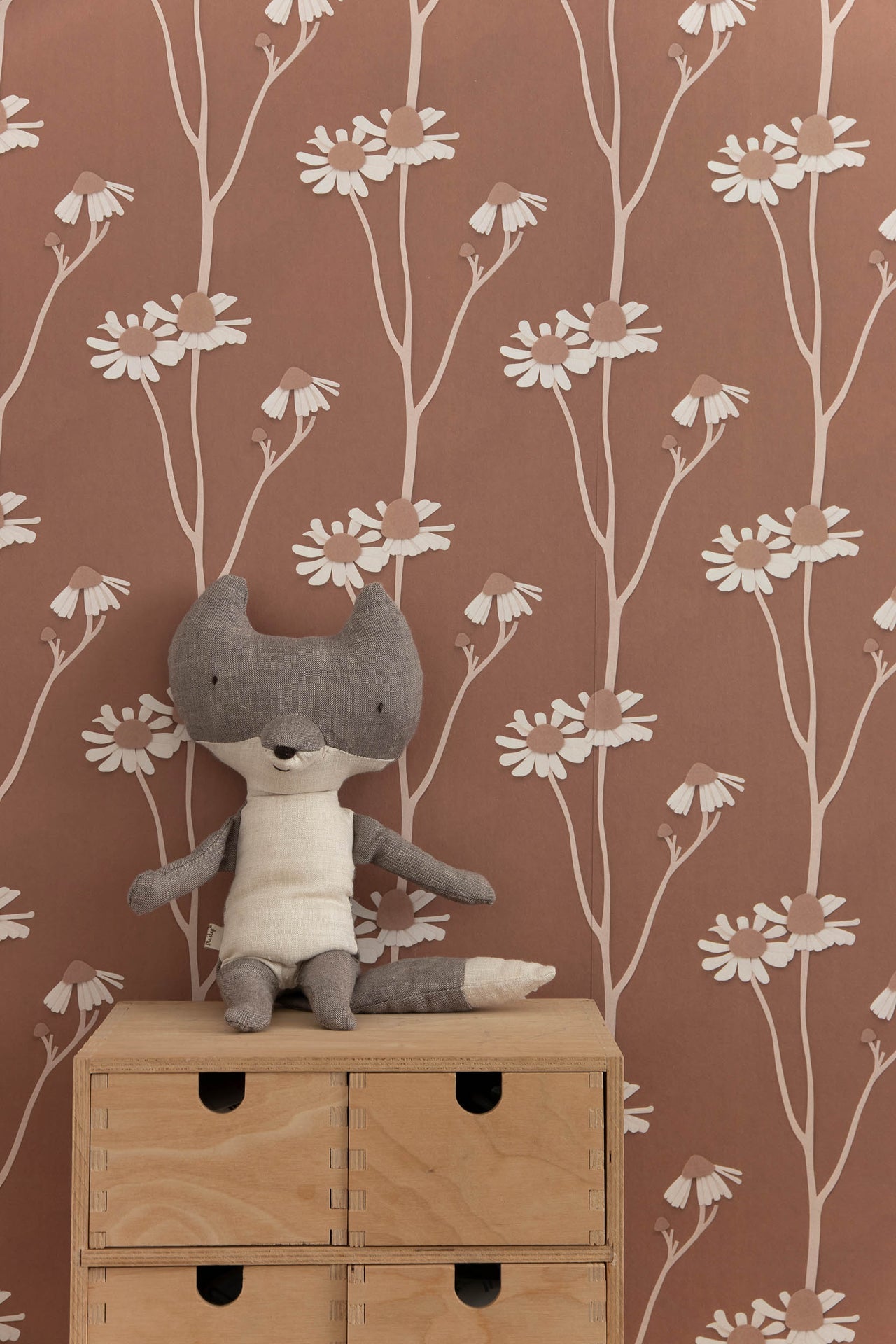 Studio Ditte Kamille Bruin Behang