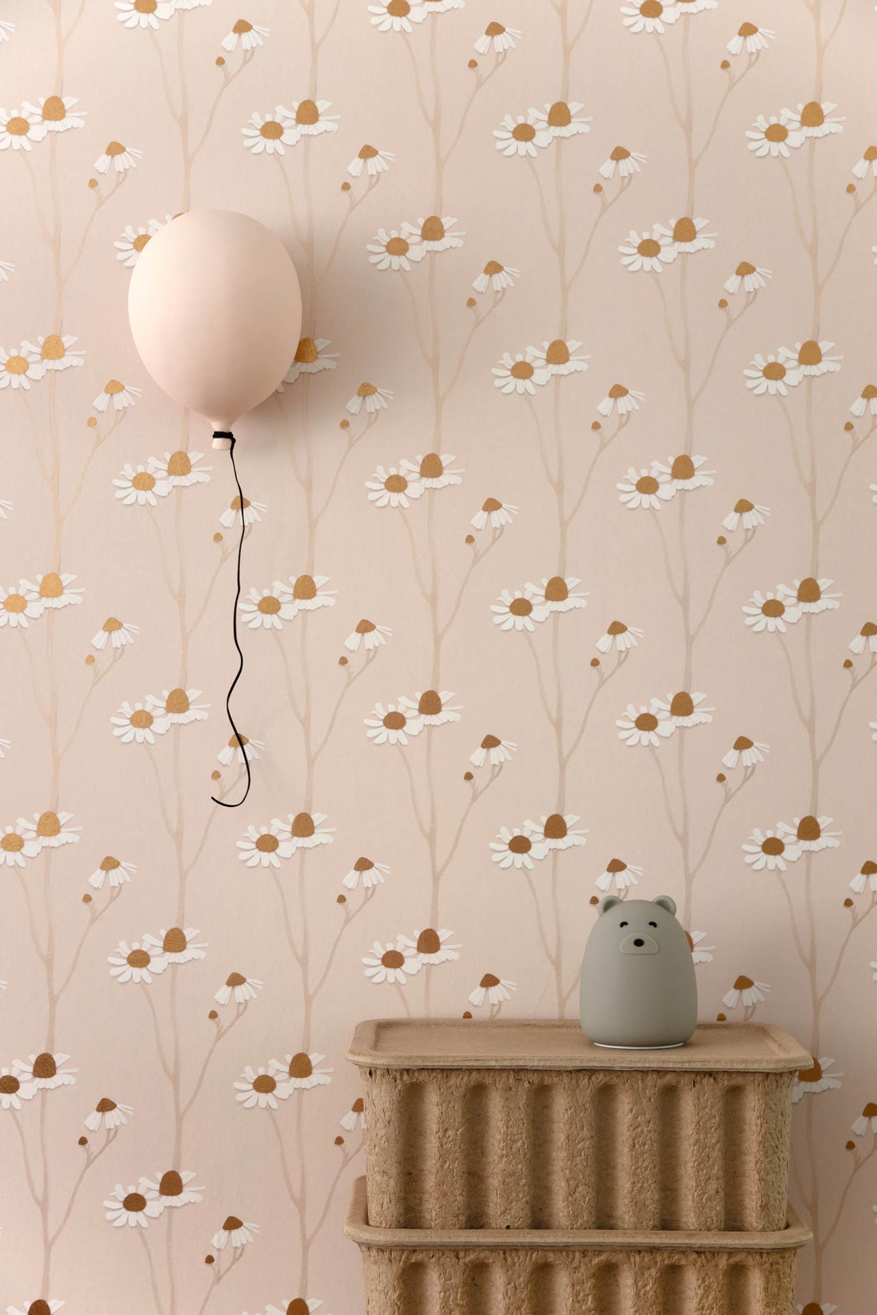 Studio Ditte Kamille Poederroze &Goud Behang