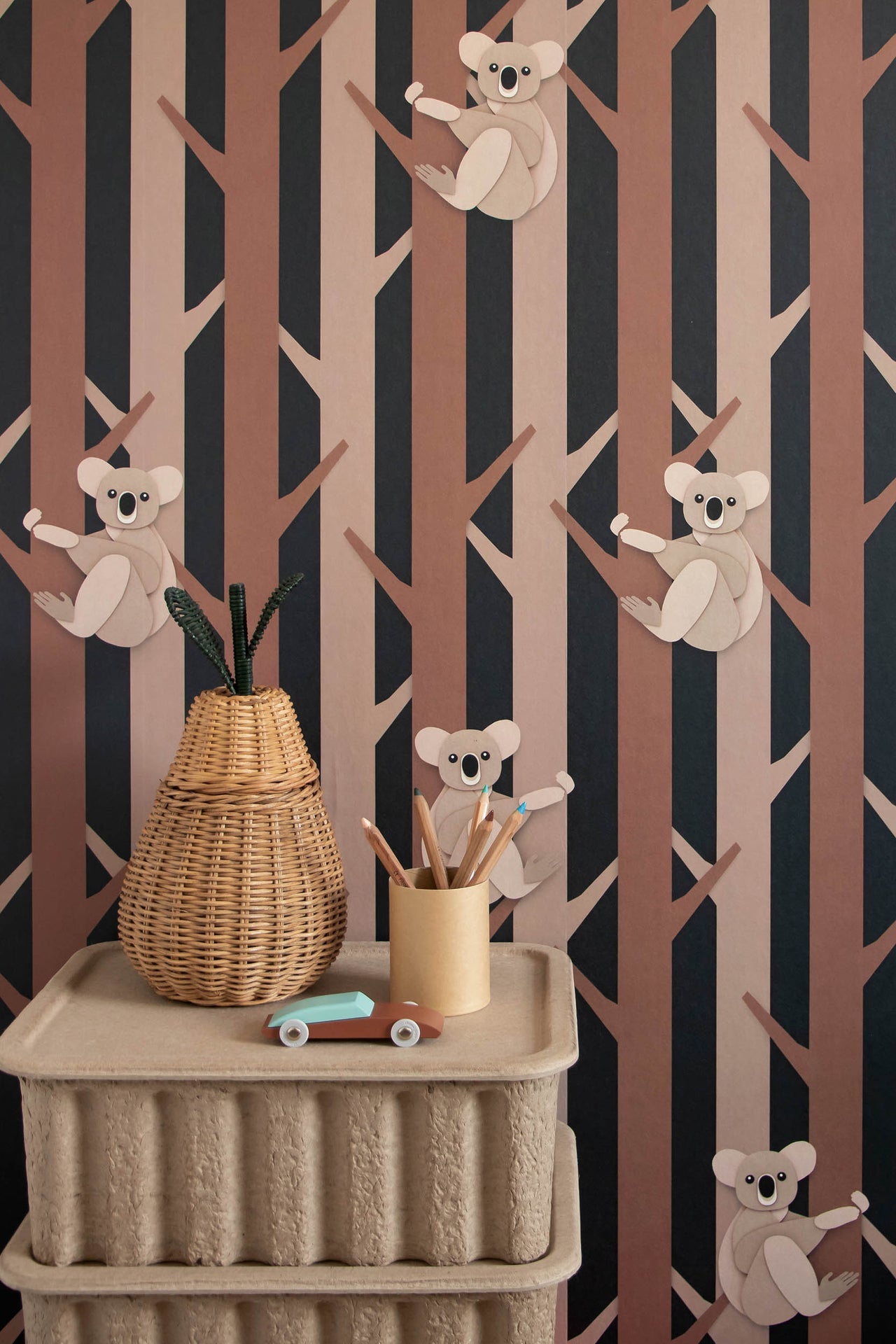 Studio Ditte Koala Choco Behang