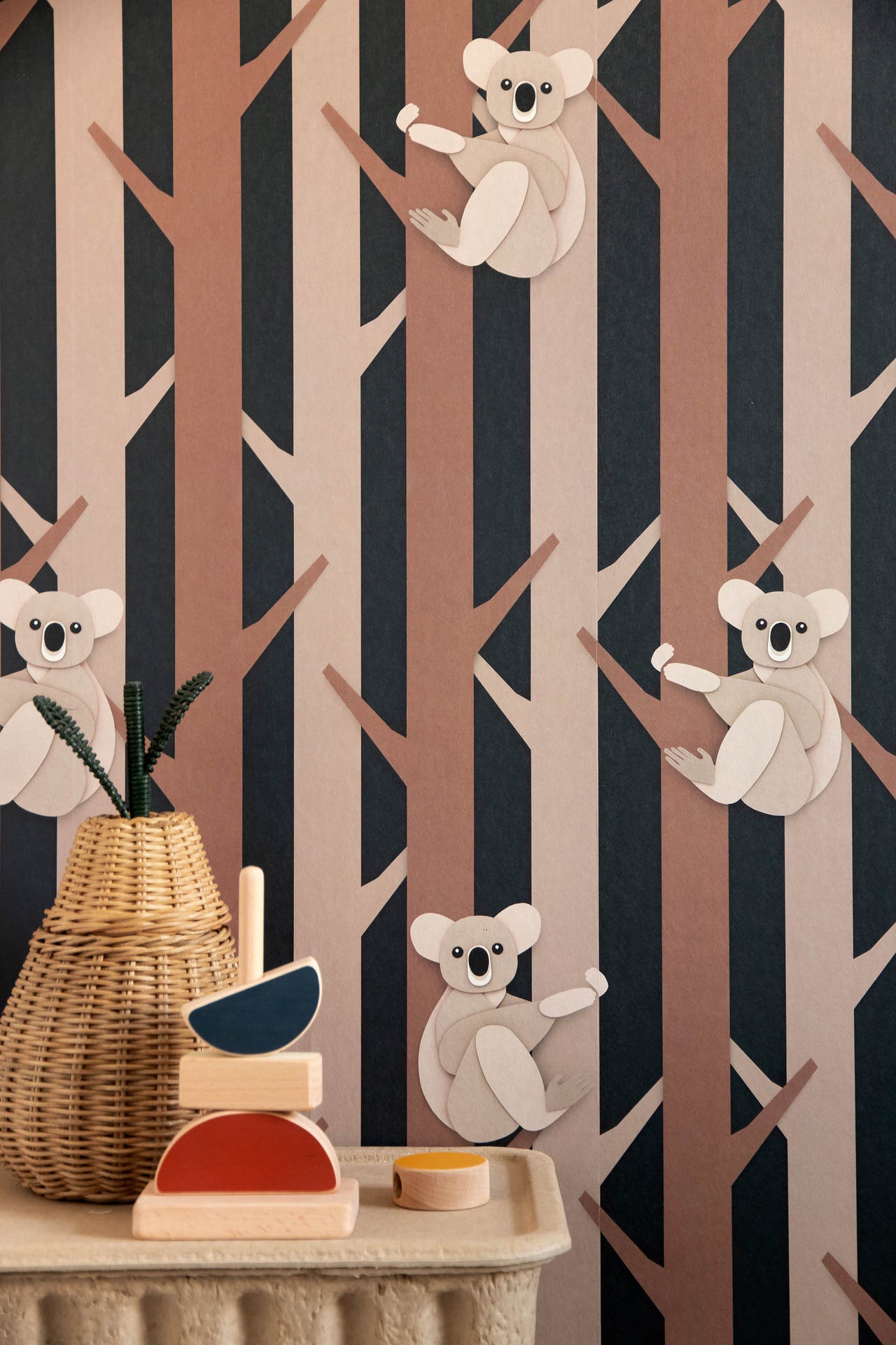 Studio Ditte Koala Choco Behang