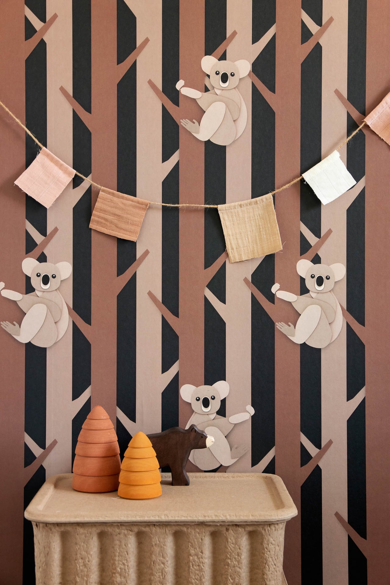 Studio Ditte Koala Choco Behang