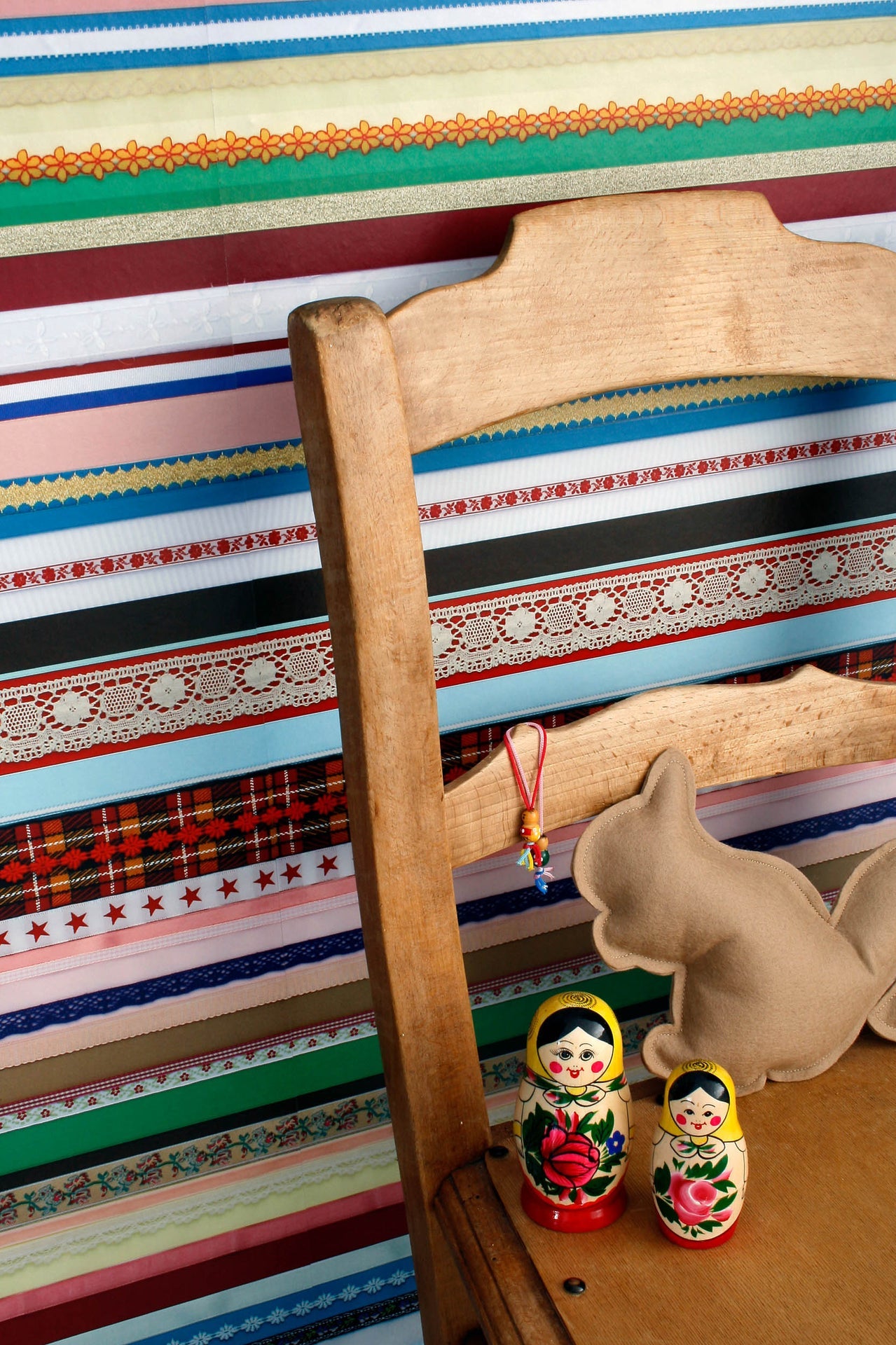 Studio Ditte Linten Bont Behang