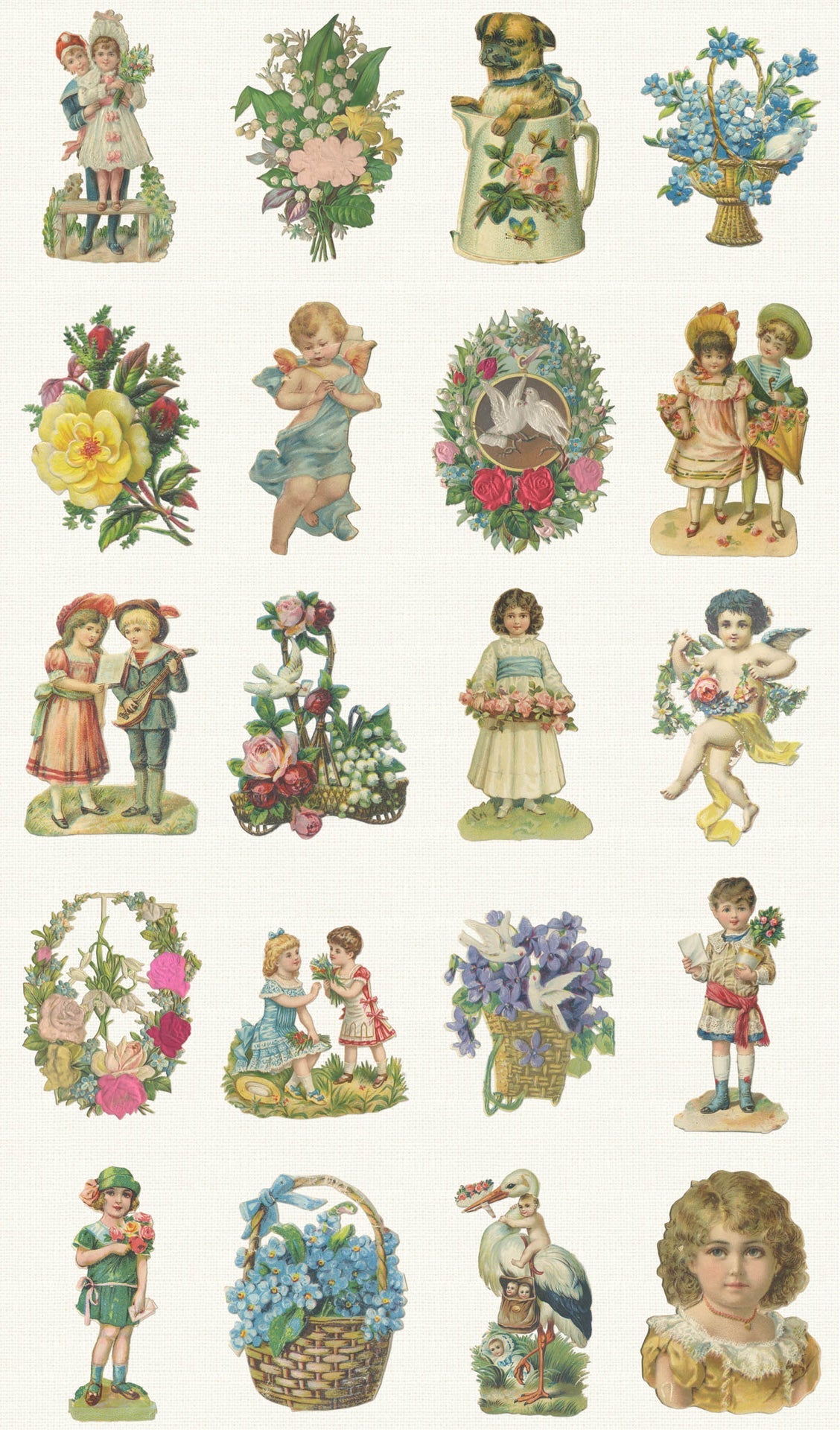 Studio Ditte Poezieplaatjes Vintage Behang