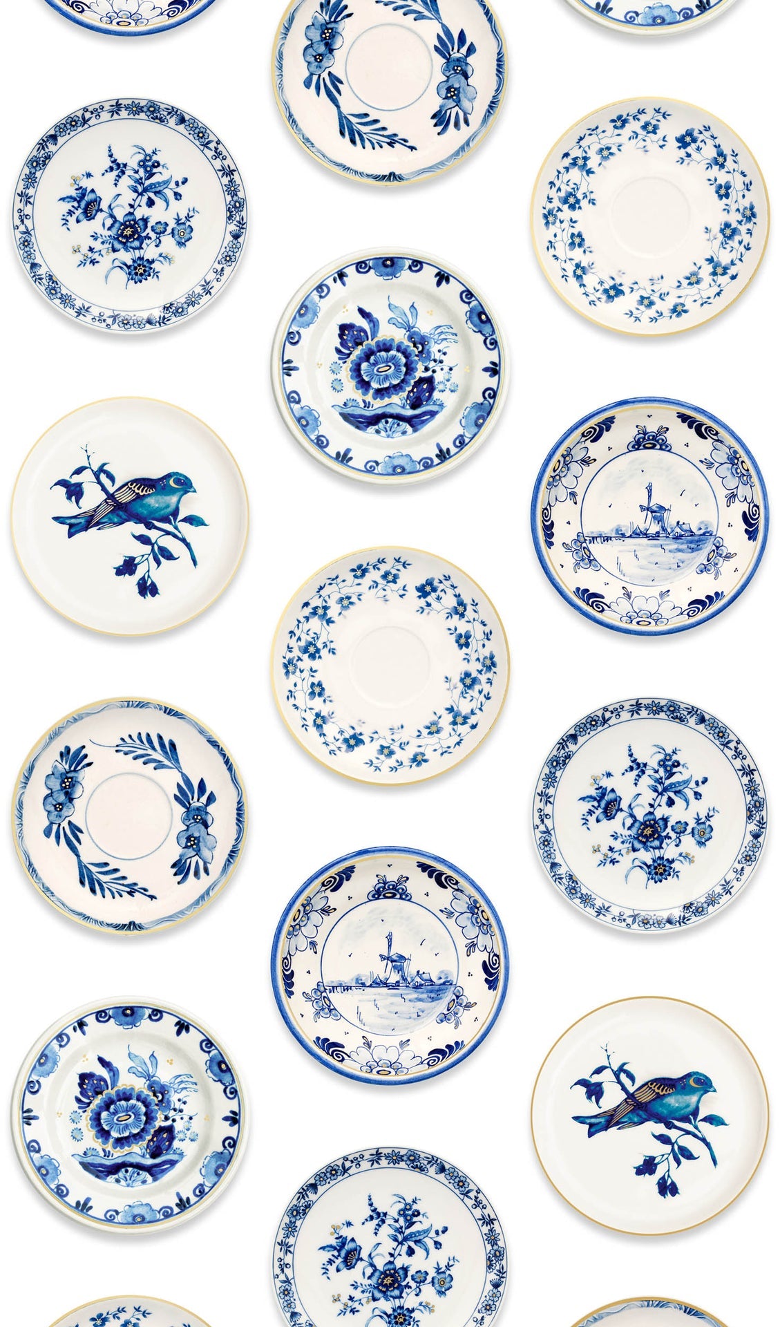 Studio Ditte Porselein Blauw & Goud (Versie 2024)