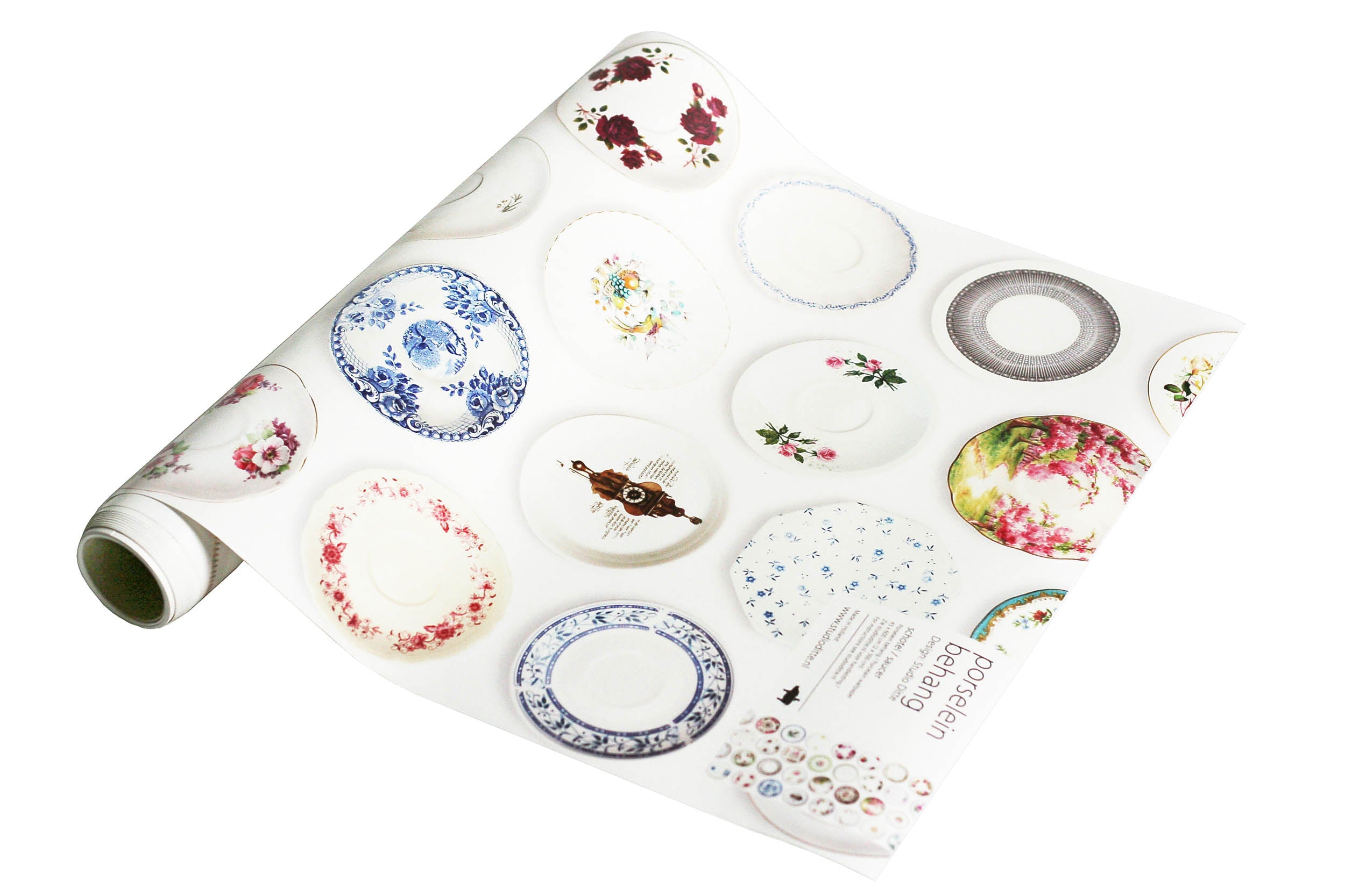 Studio Ditte Porselein Kleurrijke Schotels Behang