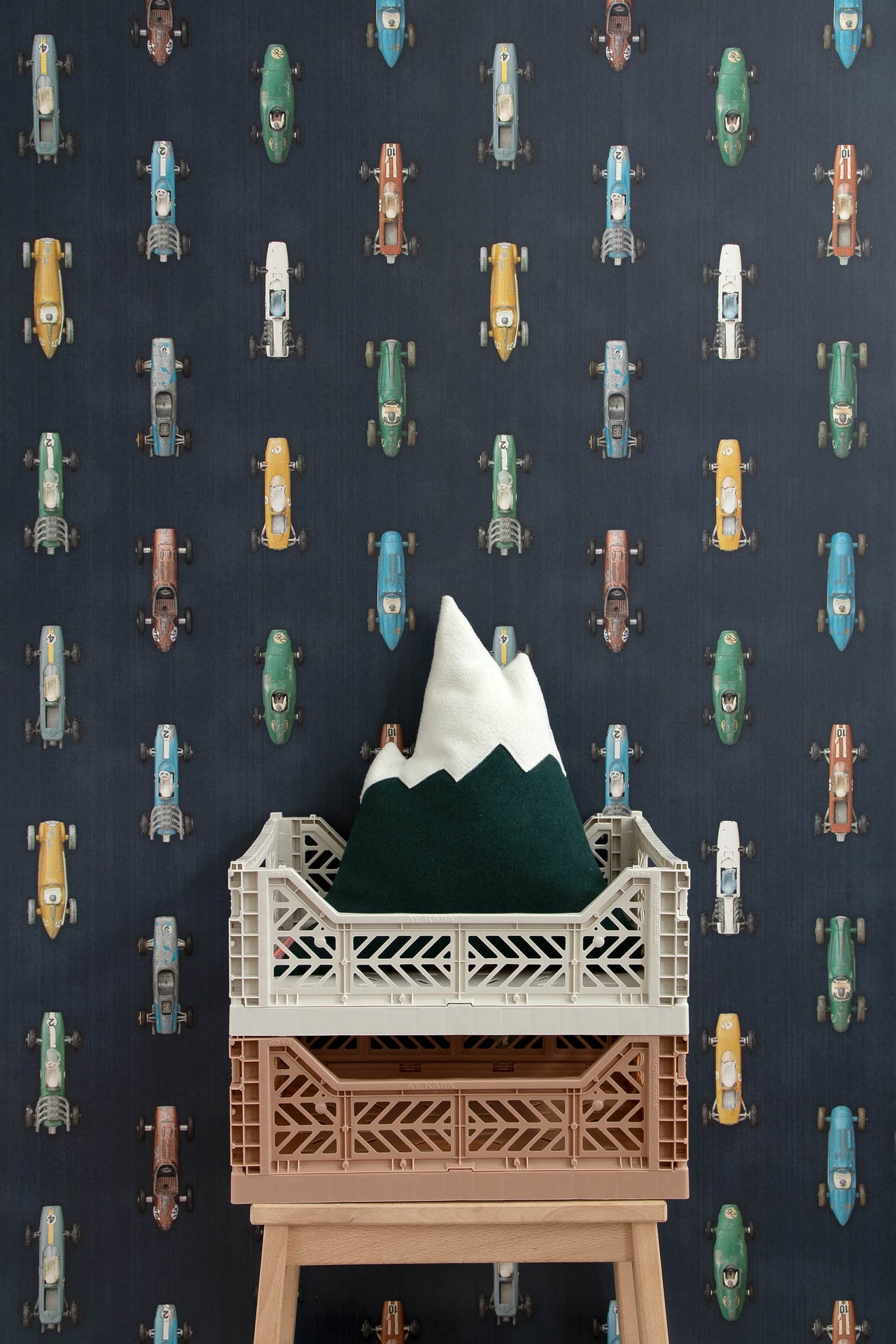 Studio Ditte Raceauto Donker Behang