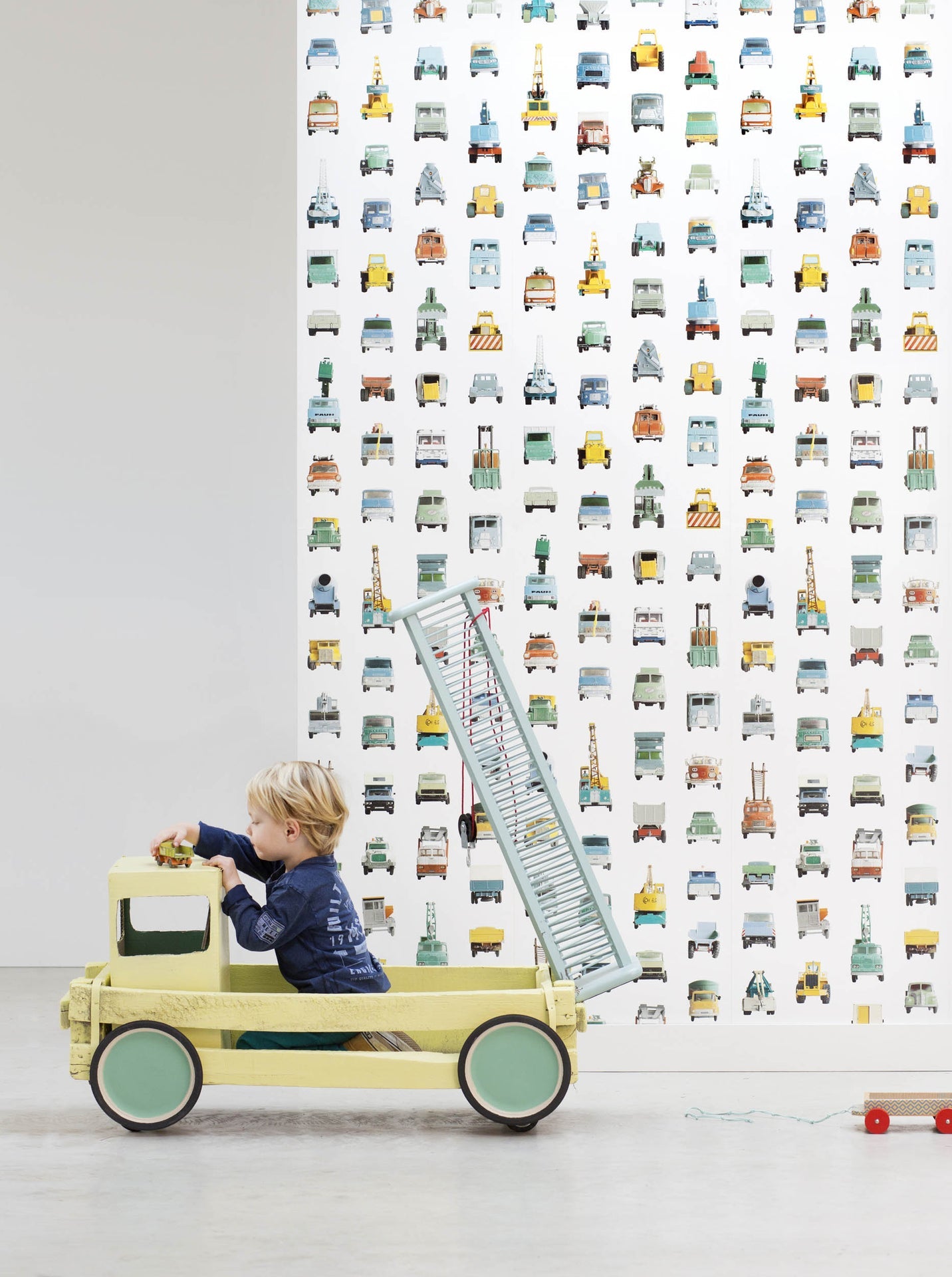 Studio Ditte Werkauto Speelgoed Behang